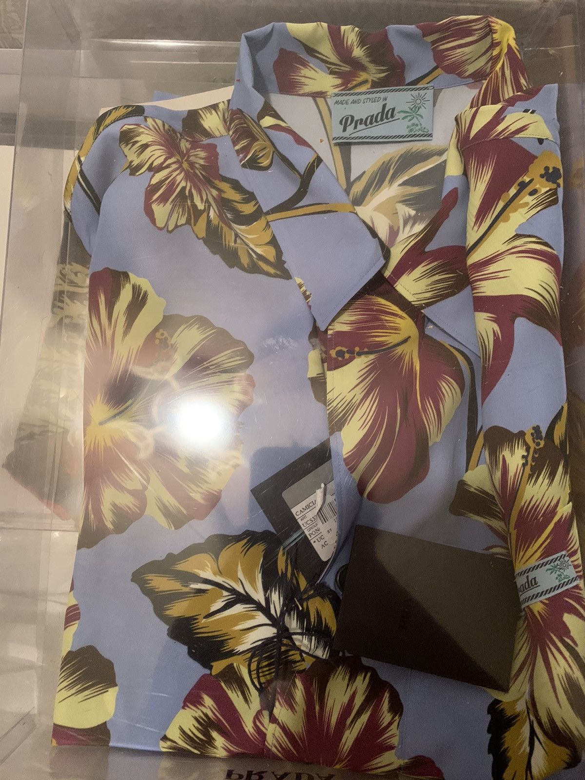 Prada Prada Ibiscus Floral Shirt Size US M / EU 48-50 / 2 - 3 Thumbnail