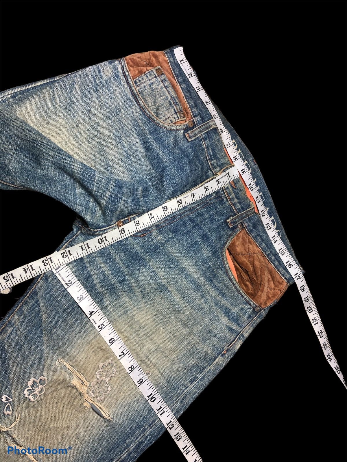 Other DISTRESSED DENIM BY CROPPED HEADS Size US 34 / EU 50 - 8 Thumbnail