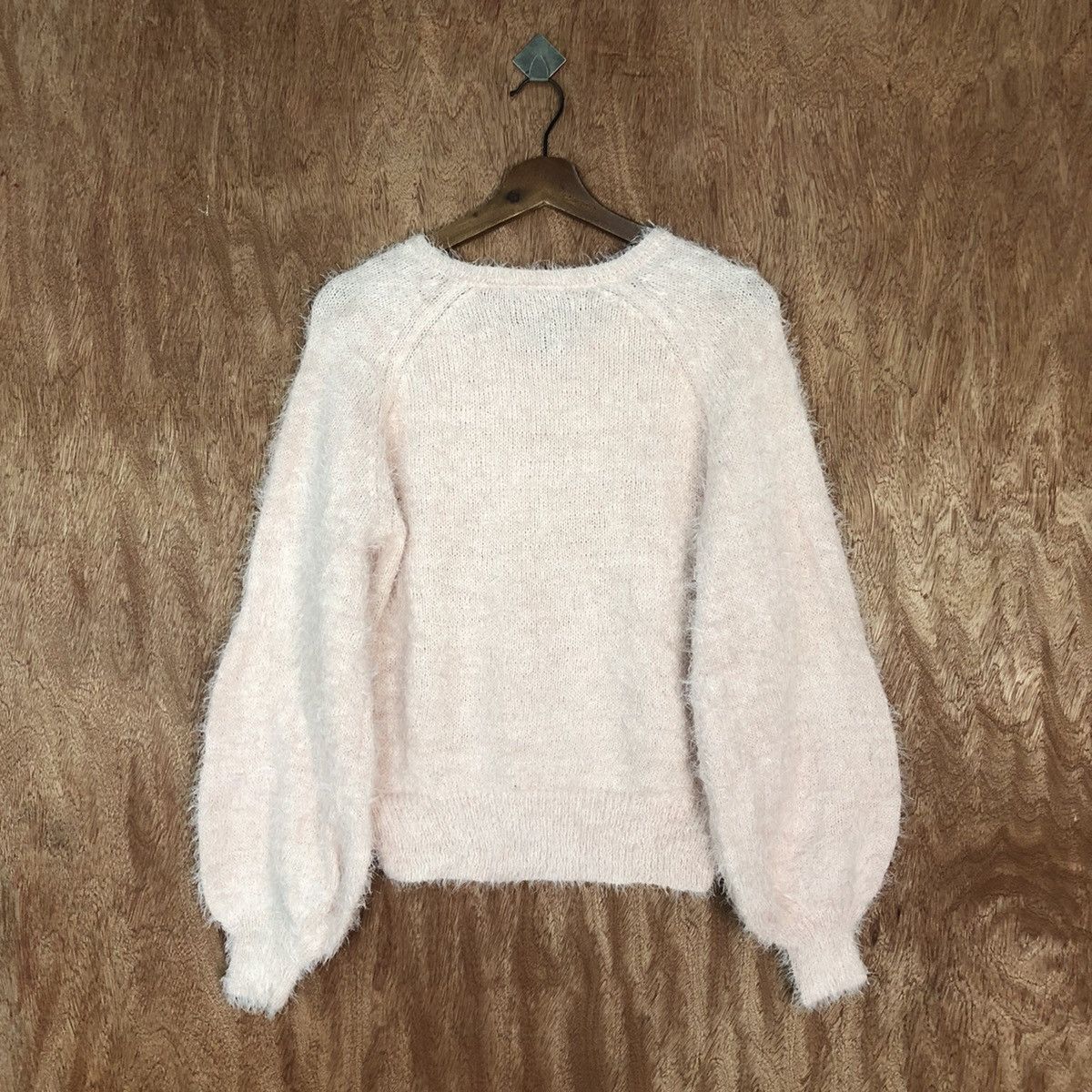 Homespun Knitwear Japan Pink Mohair Shag Shaggy Knitwear Sweater#0464 Size US M / EU 48-50 / 2 - 10 Thumbnail