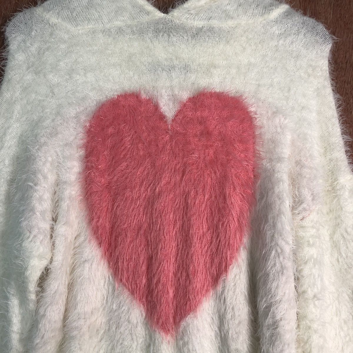 Homespun Knitwear Japan One Spo White Mohair Baggy Knitwear Size US M / EU 48-50 / 2 - 8 Thumbnail