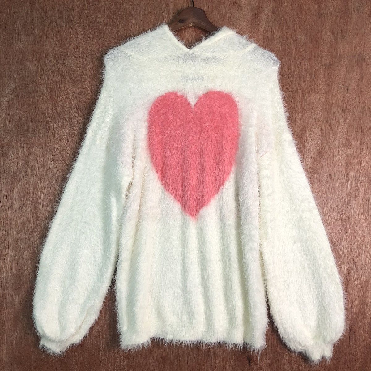 Homespun Knitwear Japan One Spo White Mohair Baggy Knitwear Size US M / EU 48-50 / 2 - 3 Thumbnail