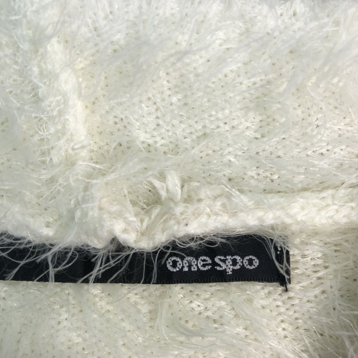 Homespun Knitwear Japan One Spo White Mohair Baggy Knitwear Size US M / EU 48-50 / 2 - 9 Thumbnail