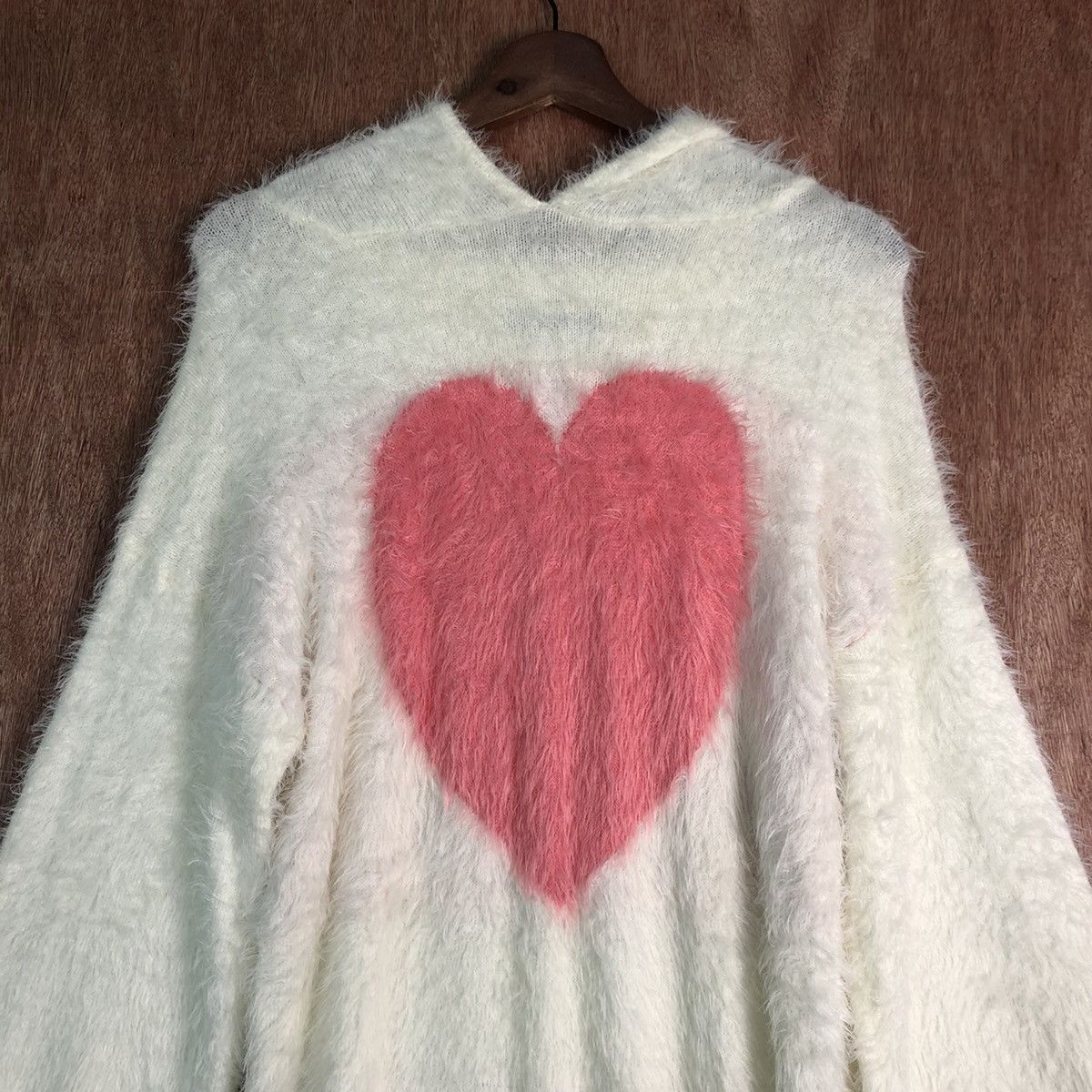 Homespun Knitwear Japan One Spo White Mohair Baggy Knitwear Size US M / EU 48-50 / 2 - 2 Thumbnail