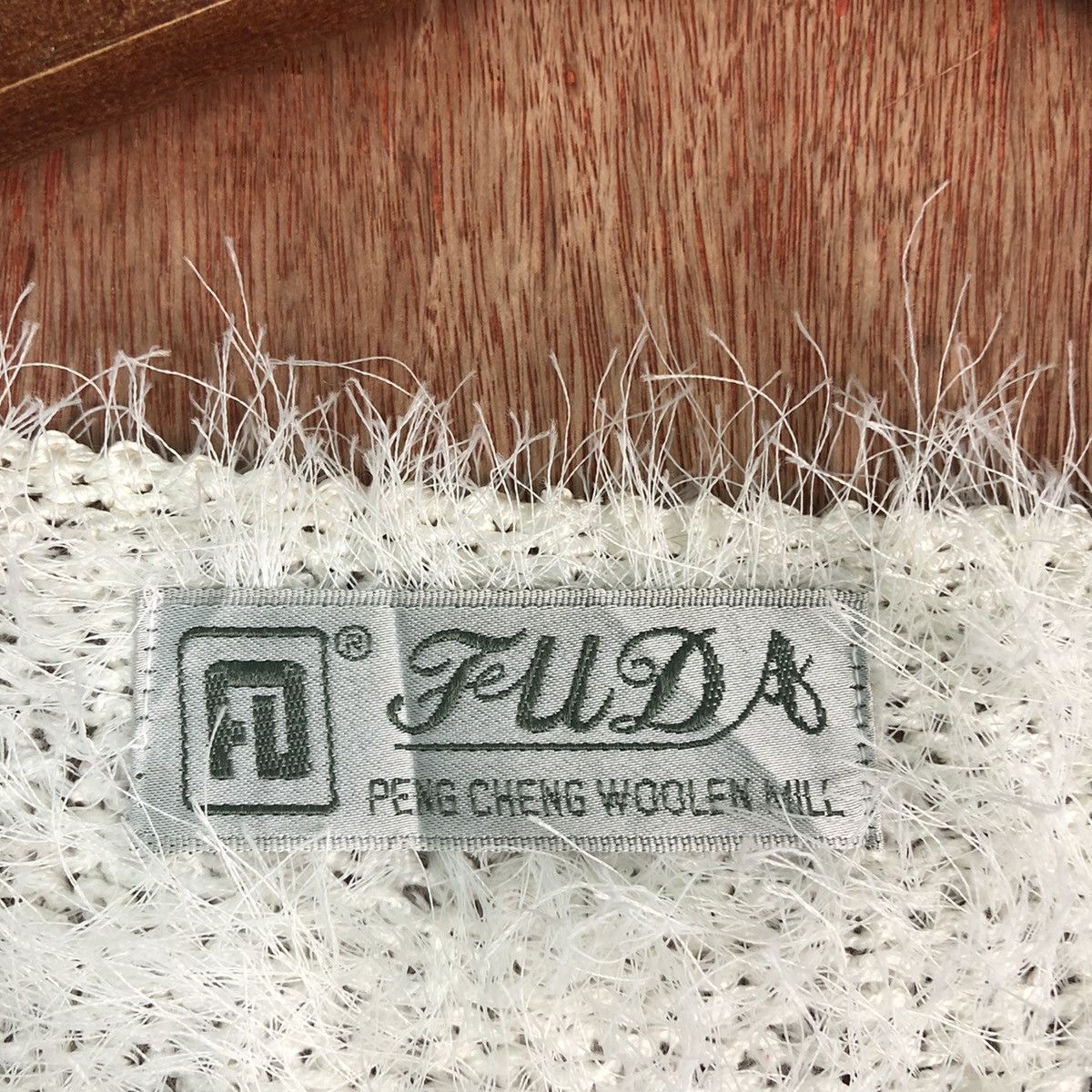 Homespun Knitwear FUDA White Navajo Mohair Knitwear Size US M / EU 48-50 / 2 - 10 Thumbnail