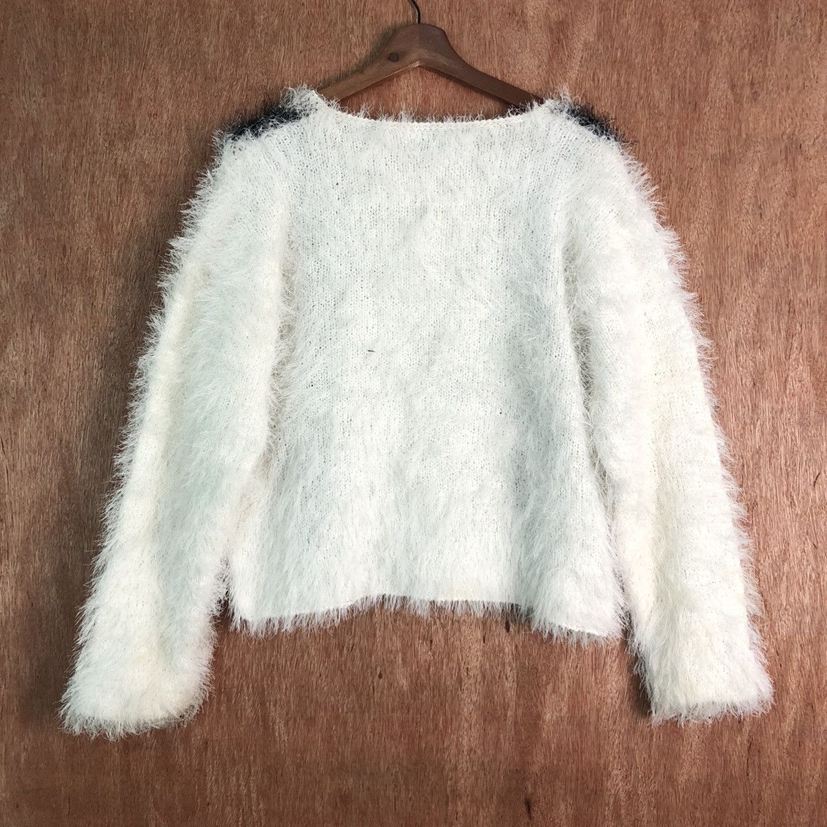 Homespun Knitwear FUDA White Navajo Mohair Knitwear Size US M / EU 48-50 / 2 - 11 Thumbnail