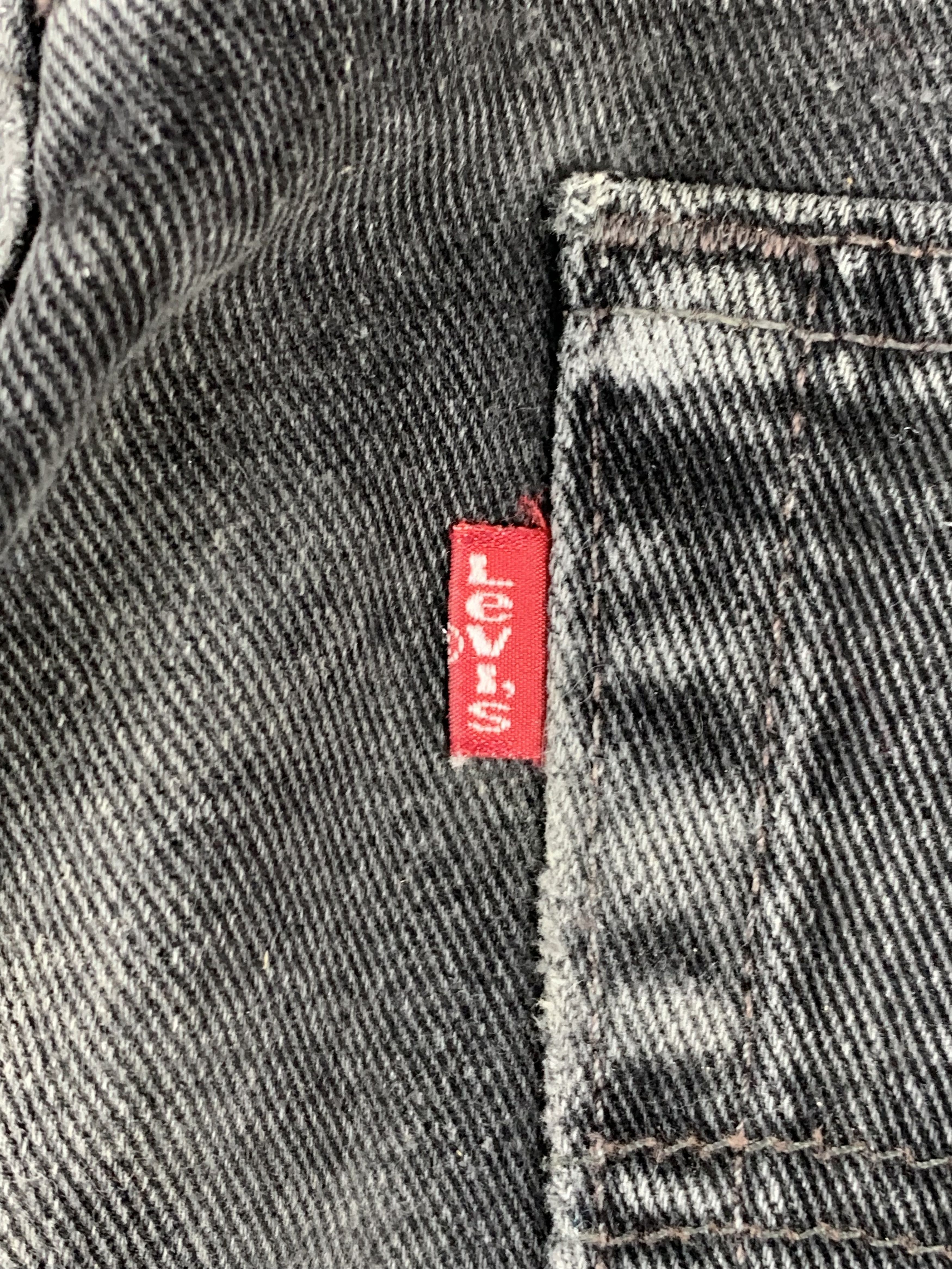 Levi's Vintage 90s Levis 505 Faded Black Jeans DP2134 Size US 34 / EU 50 - 6 Thumbnail