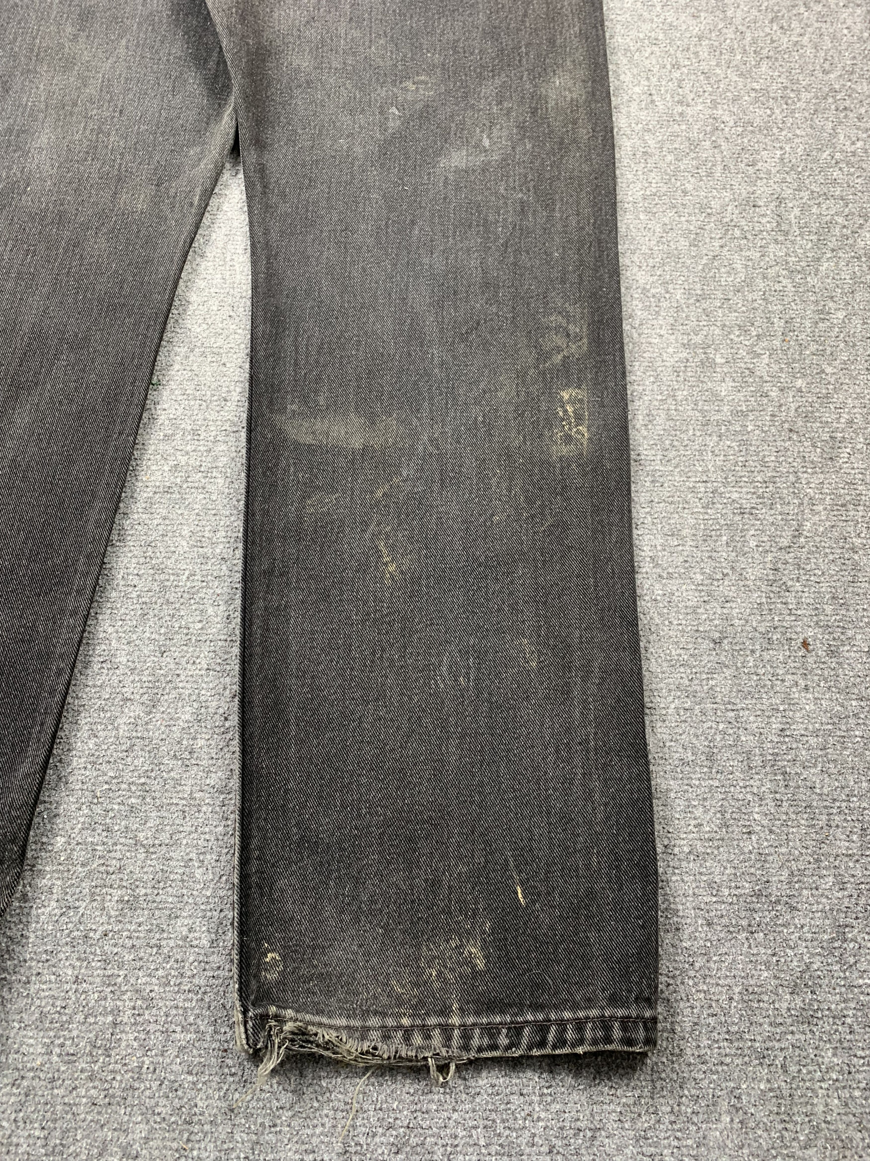 Levi's Vintage 90s Levis 505 Faded Black Jeans DP2134 Size US 34 / EU 50 - 15 Thumbnail