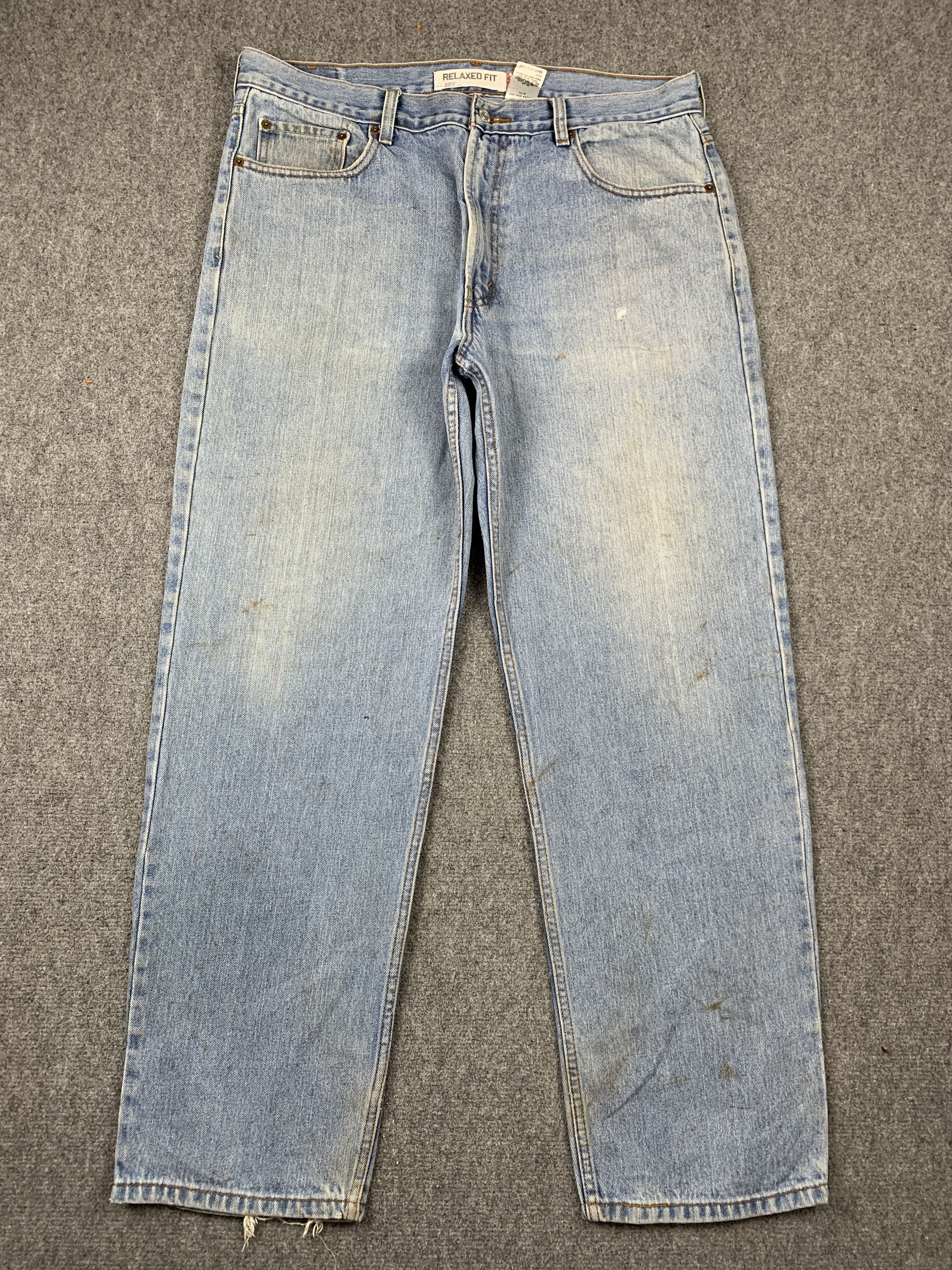 Levi's Vintage Levis 550 Light Wash Jeans DP2135 Size US 37 - 1 Thumbnail
