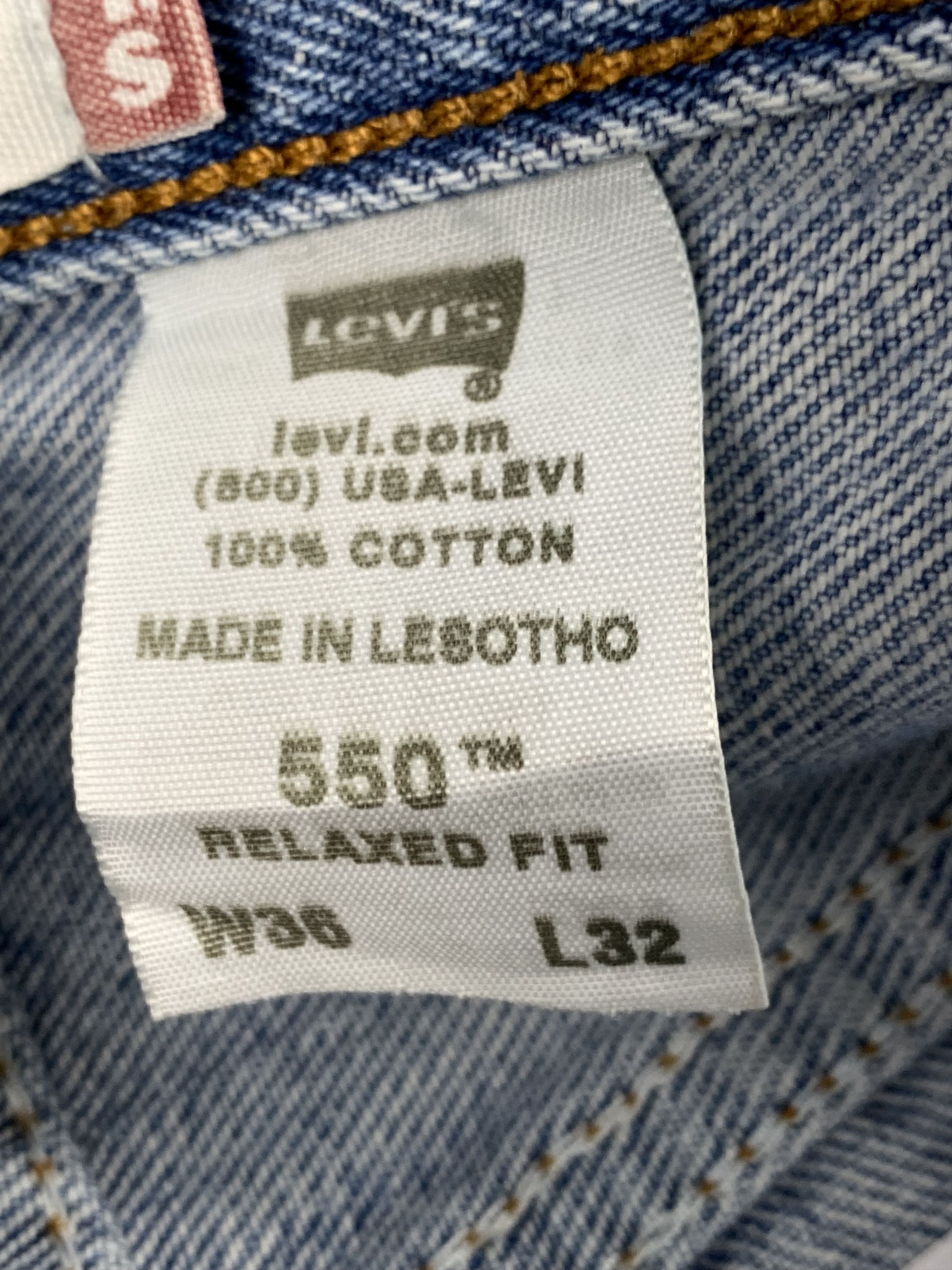 Levi's Vintage Levis 550 Light Wash Jeans DP2135 Size US 37 - 5 Thumbnail