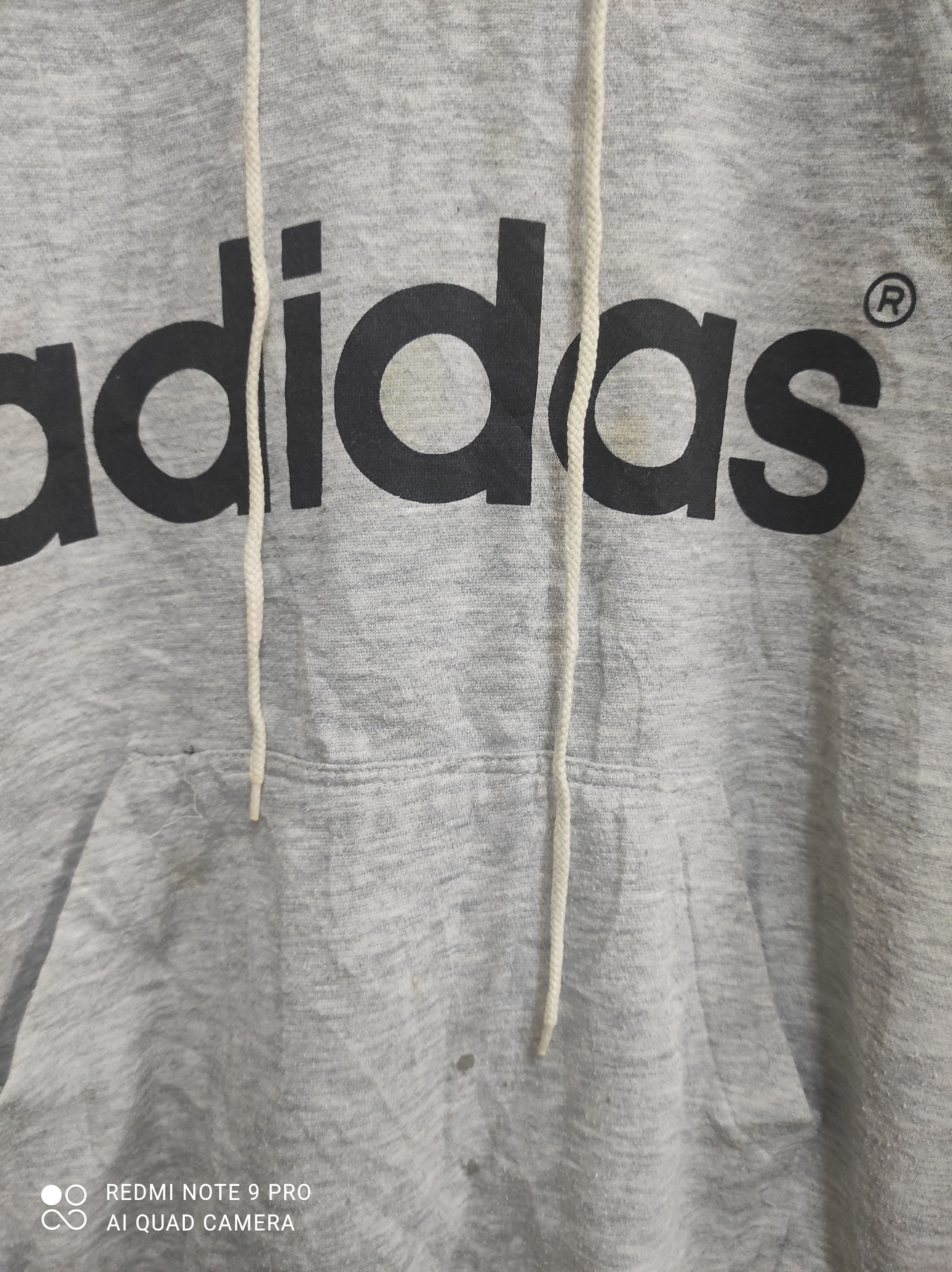 Adidas × Vintage Vintage Adidas Big Logo Spellout Hoodie Size US M / EU 48-50 / 2 - 5 Thumbnail
