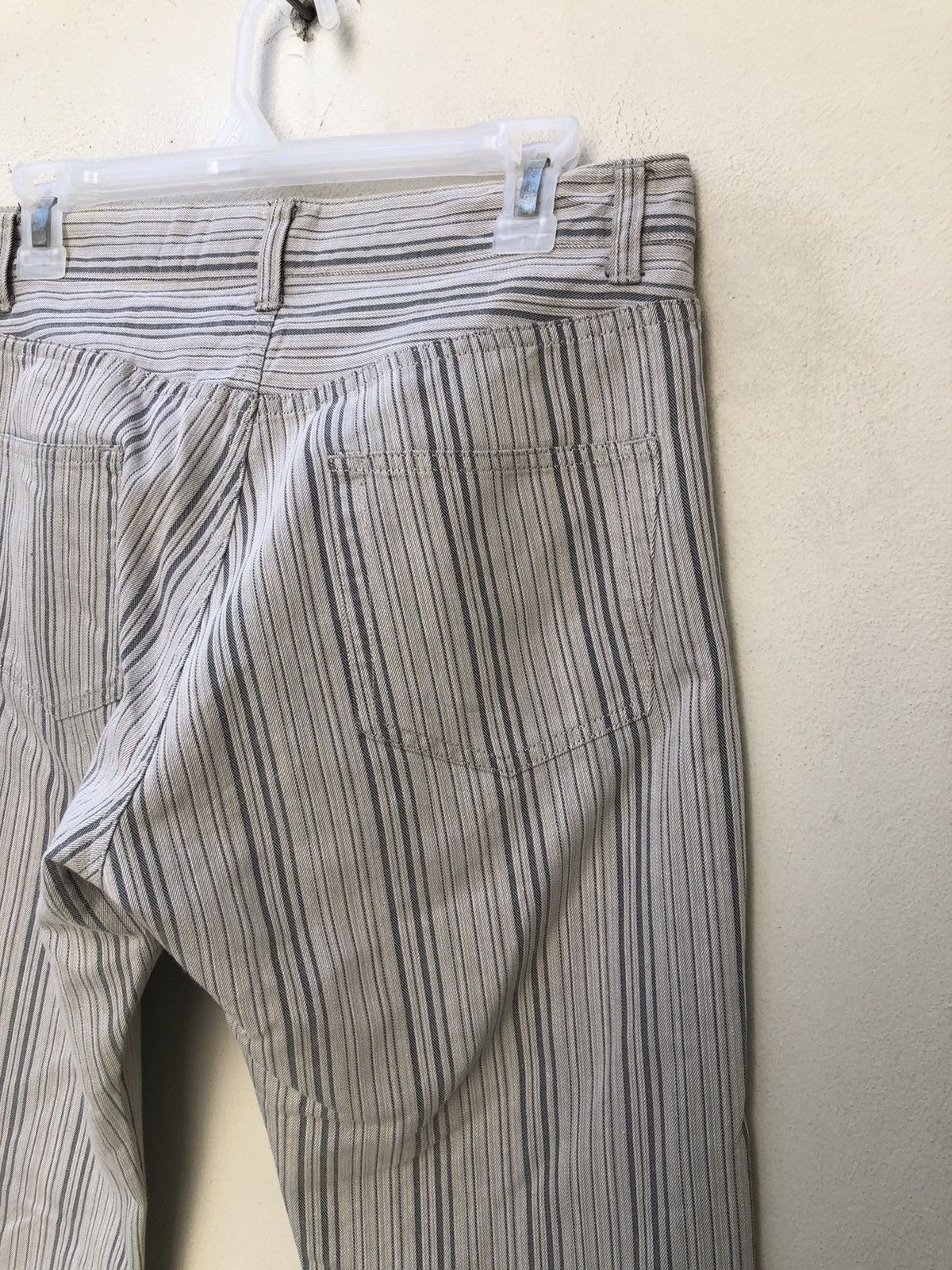 Vintage Semantic Design Japan Striped Pant Flare Jeans Size US 30 / EU 46 - 16 Thumbnail