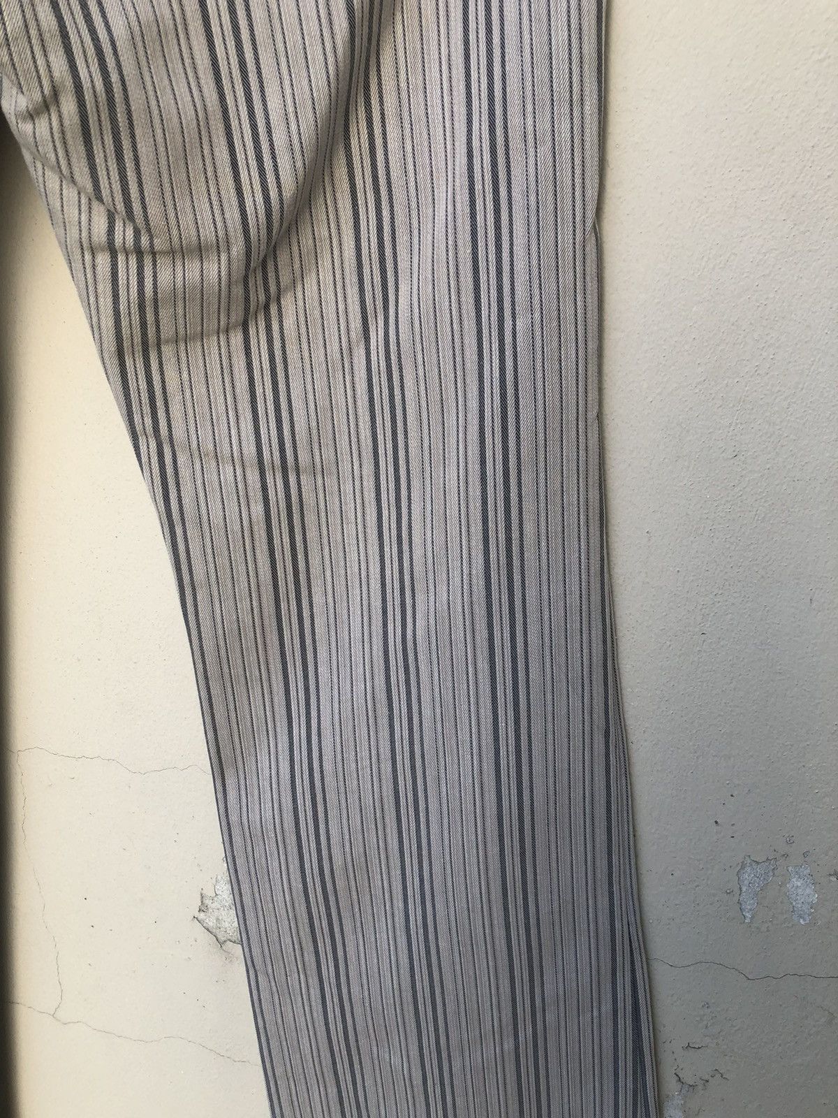 Vintage Semantic Design Japan Striped Pant Flare Jeans Size US 30 / EU 46 - 17 Thumbnail