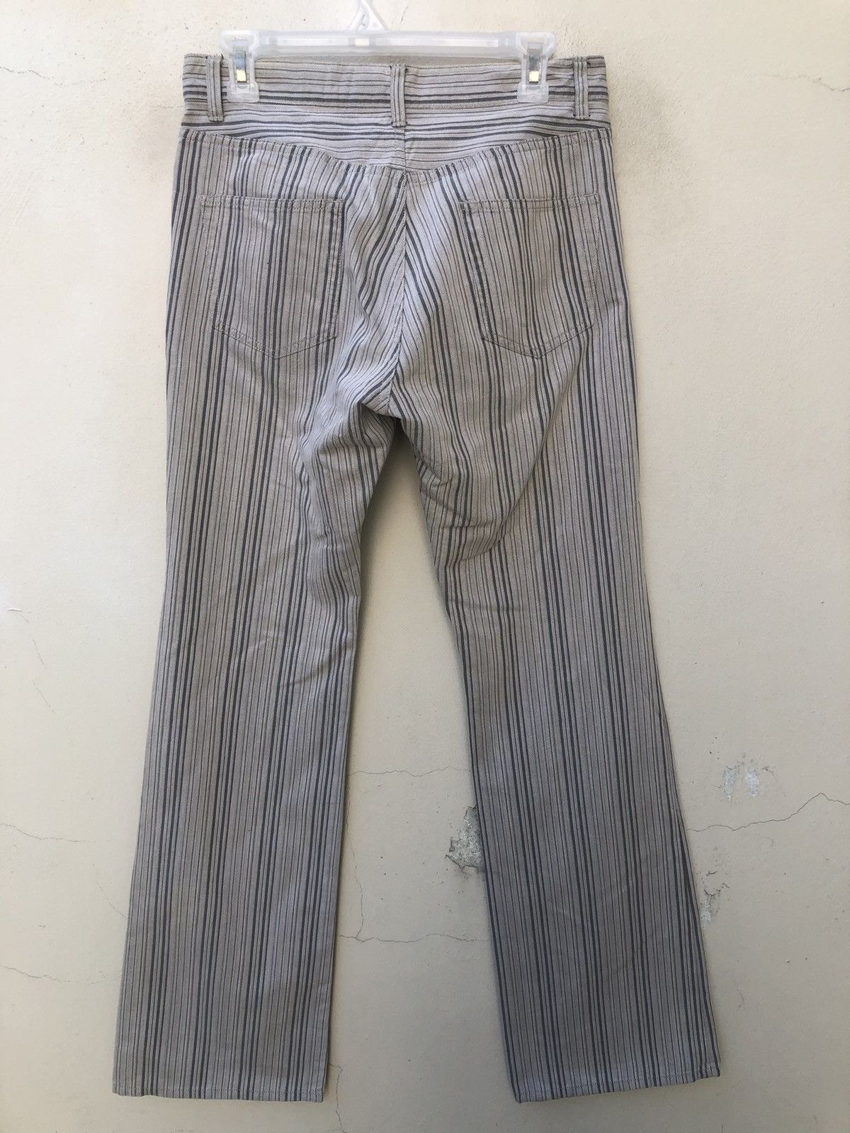 Vintage Semantic Design Japan Striped Pant Flare Jeans Size US 30 / EU 46 - 12 Thumbnail