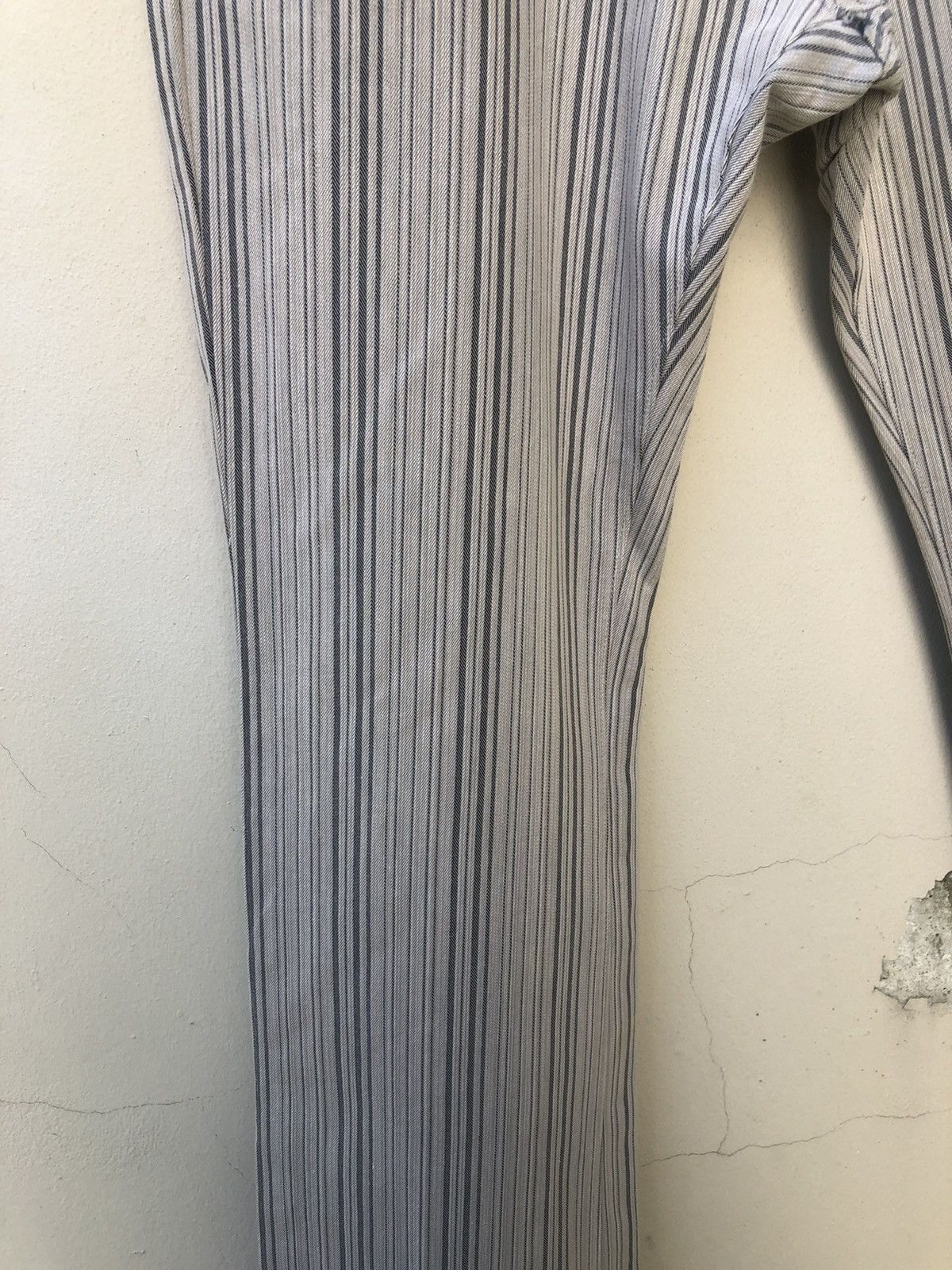Vintage Semantic Design Japan Striped Pant Flare Jeans Size US 30 / EU 46 - 7 Thumbnail