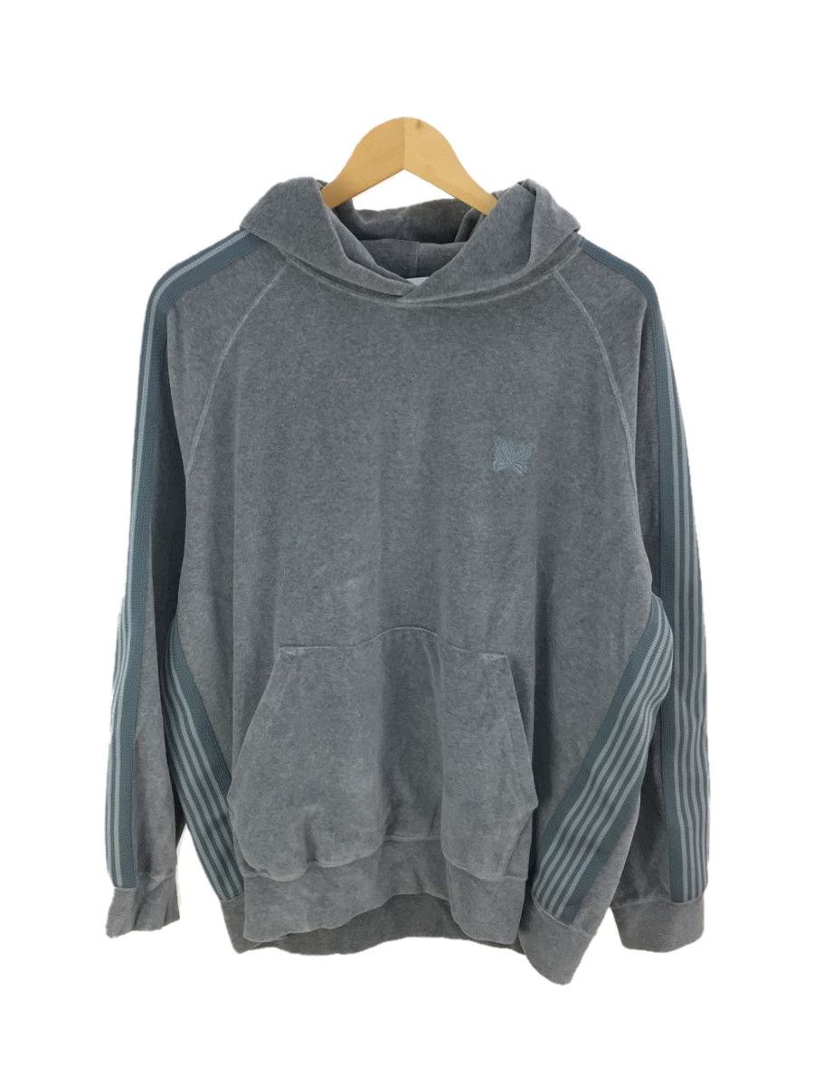 Hoodie Gray One Point Logo Pullover Parka