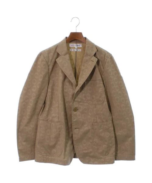 Jacket Beige Polyester Overall Pattern Tailored
