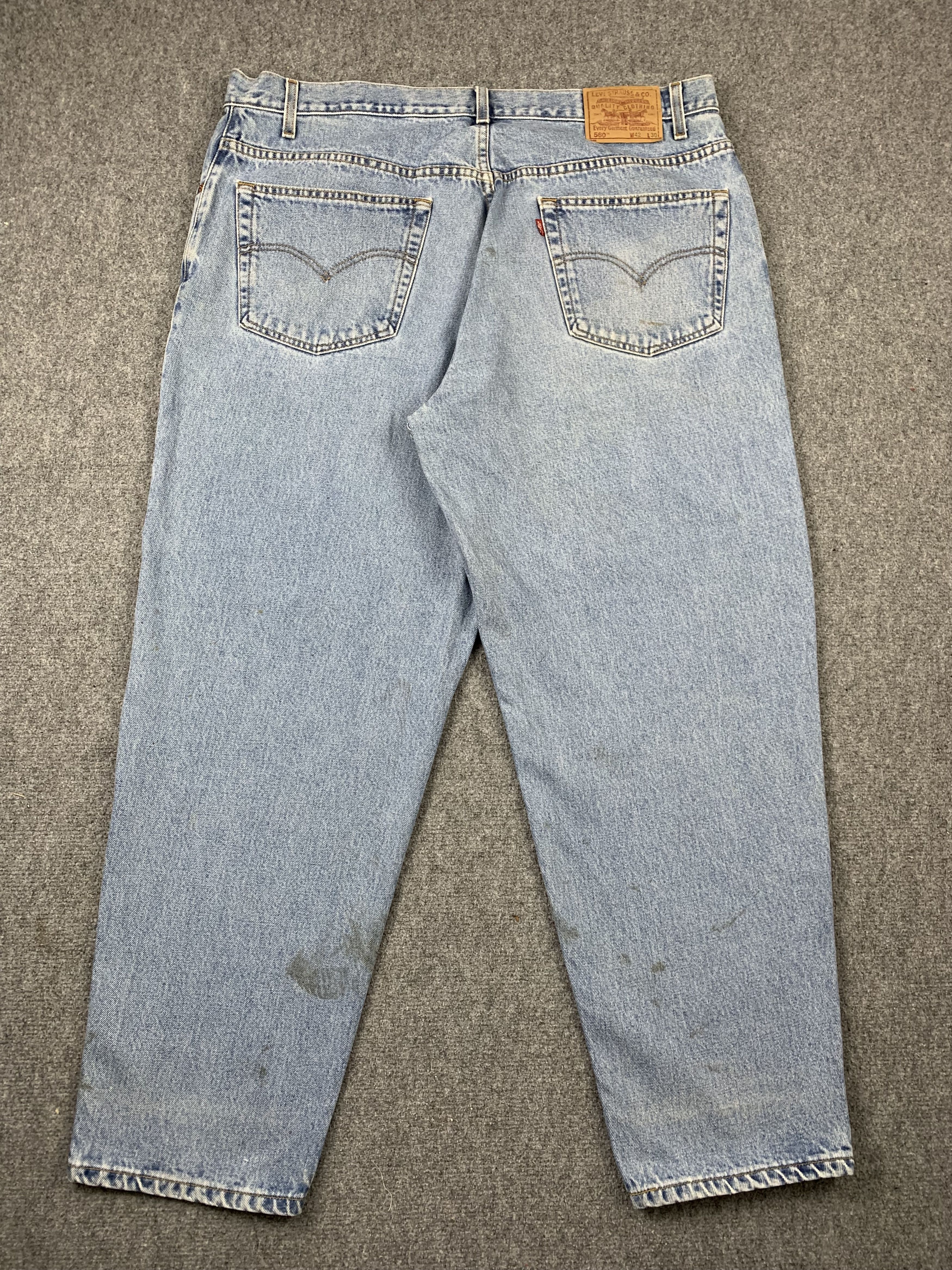 Levi's Vintage 90s Levis 560 Light Wash Jeans DP2136 Size US 40 / EU 56 - 2 Thumbnail