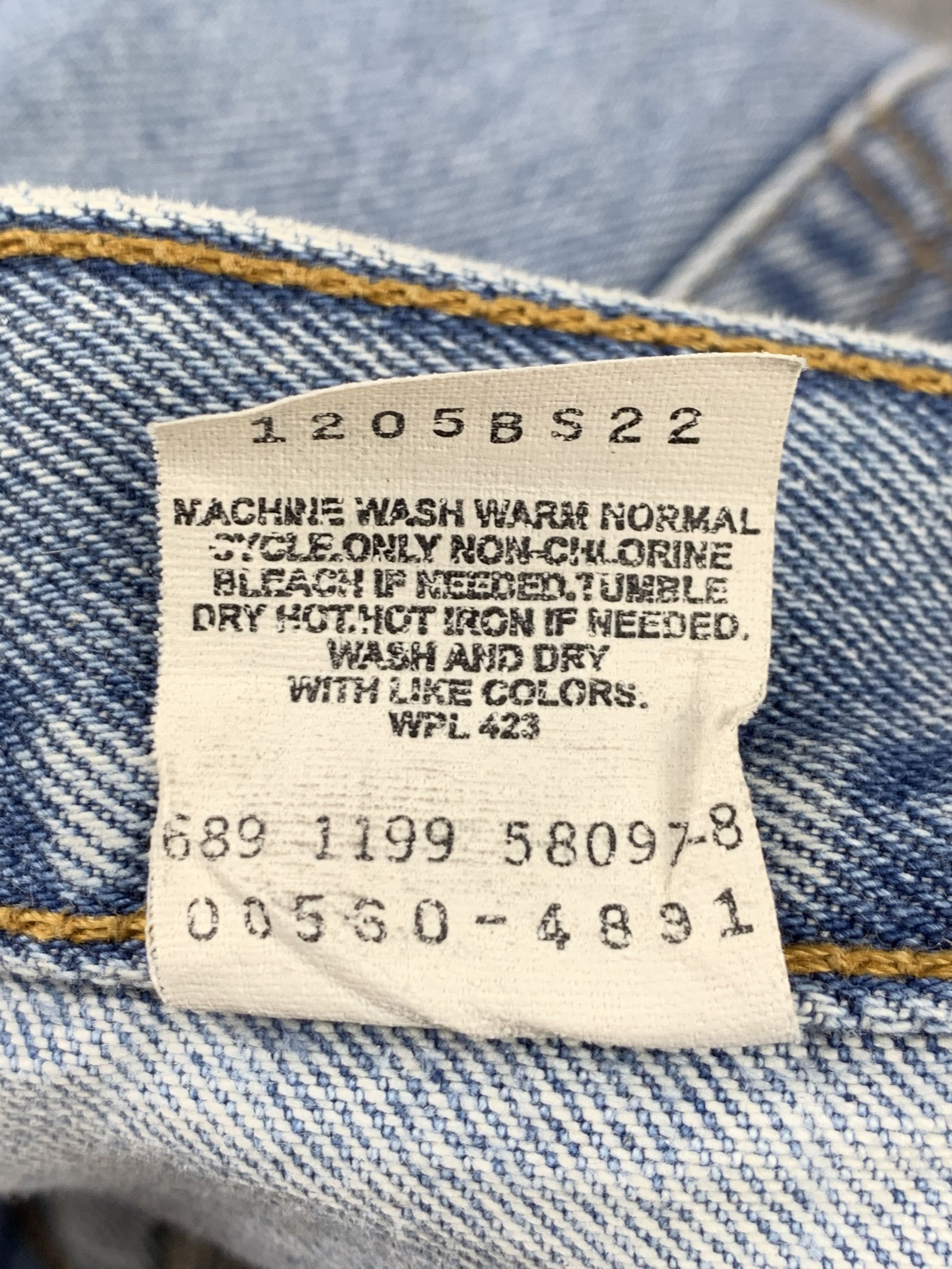 Levi's Vintage 90s Levis 560 Light Wash Jeans DP2136 Size US 40 / EU 56 - 11 Thumbnail