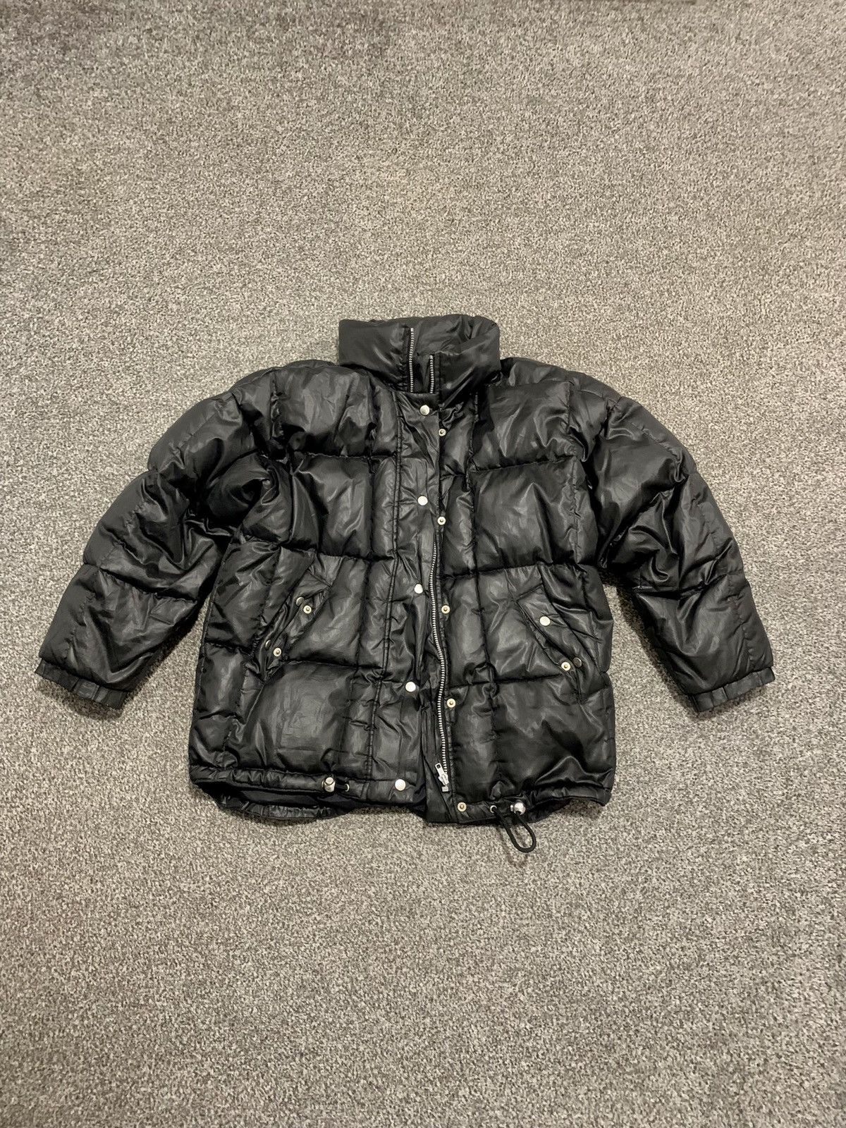 Vintage Black Vintage 90's Avant Garde Puffer Jacket Size US L / EU 52-54 / 3 - 1 Thumbnail
