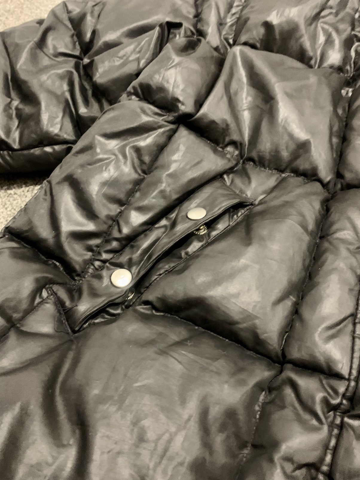 Vintage Black Vintage 90's Avant Garde Puffer Jacket Size US L / EU 52-54 / 3 - 2 Thumbnail
