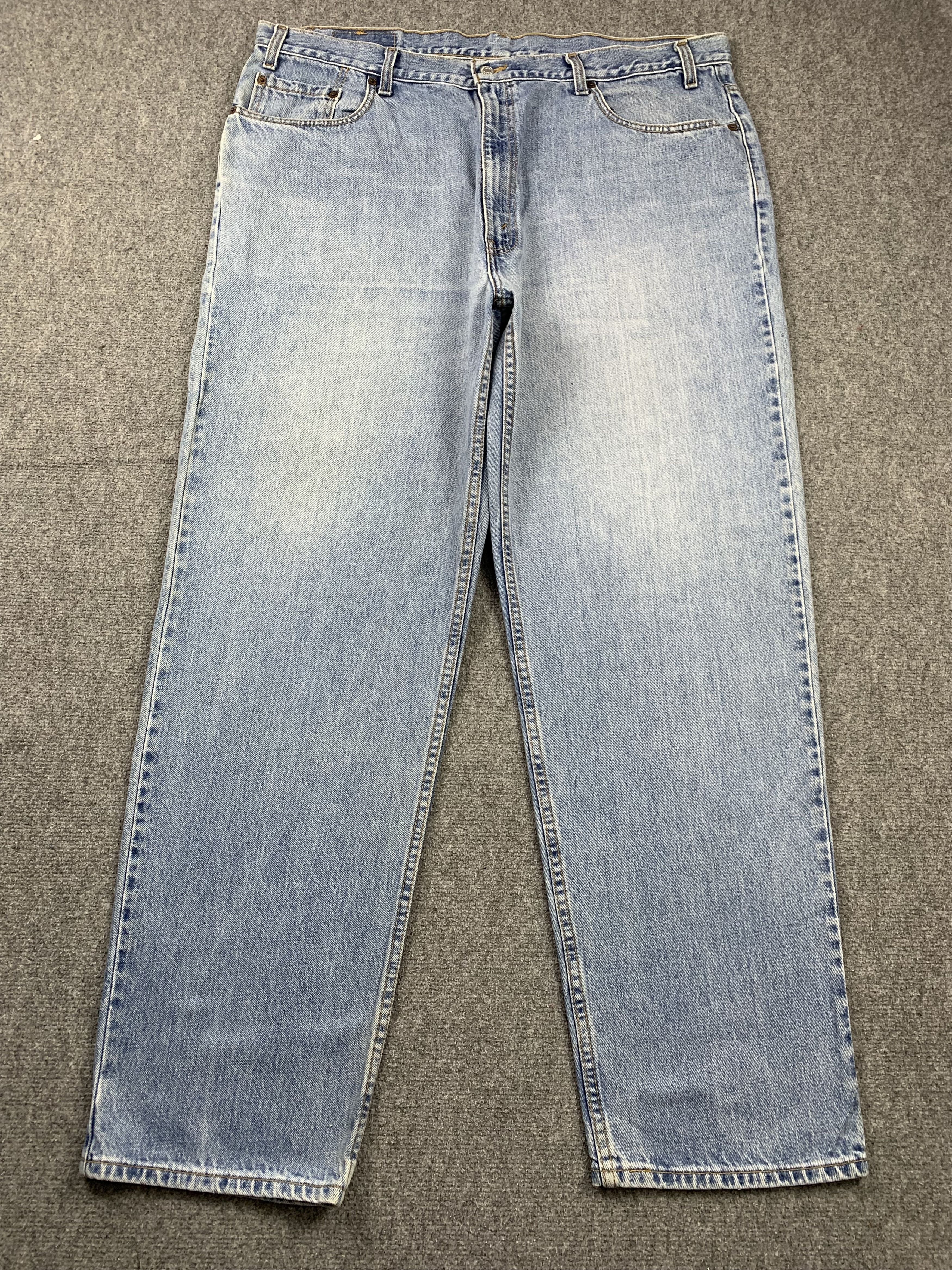 Levi's Vintage 90s Levis 550 Light Wash Jeans DP2141 Size US 41 - 1 Thumbnail