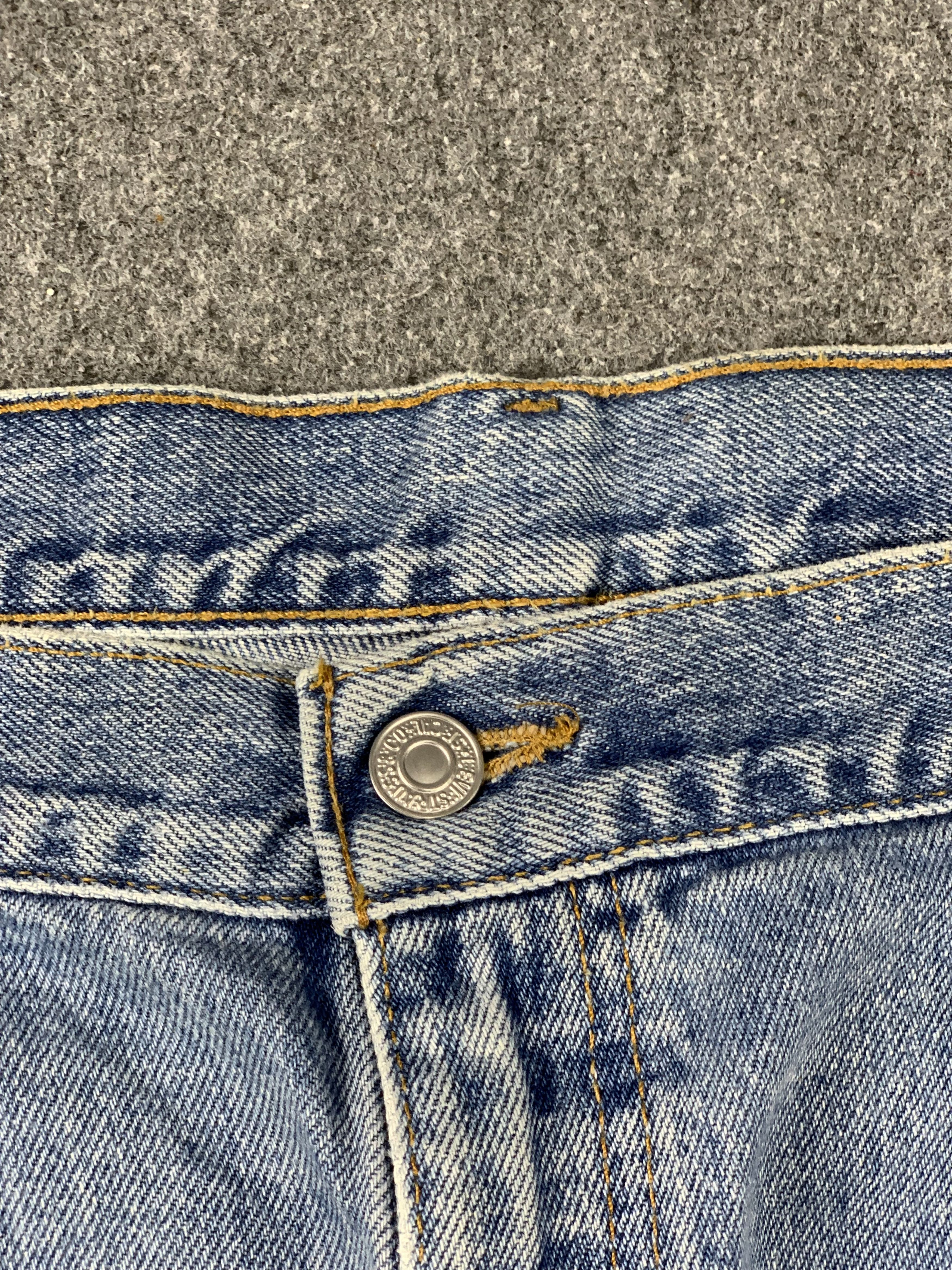 Levi's Vintage 90s Levis 550 Light Wash Jeans DP2141 Size US 41 - 3 Thumbnail