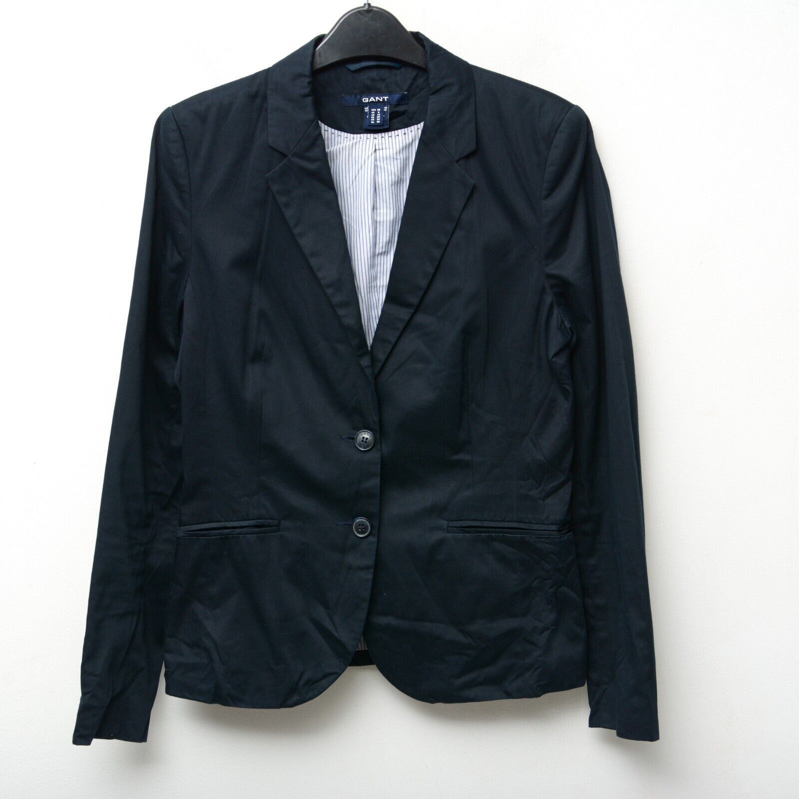 Gant Jacket US 8 Coat Blazer UK 12 Cotton Formal Ladies Button Size M / US 6-8 / IT 42-44 - 1 Thumbnail