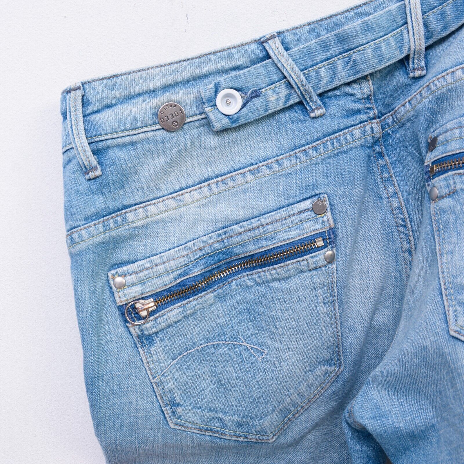 G-Star Corvet Skinny W28 L32 Jeans Pants Slim Trousers Stretch Size 28" / US 6 / IT 42 - 6 Thumbnail