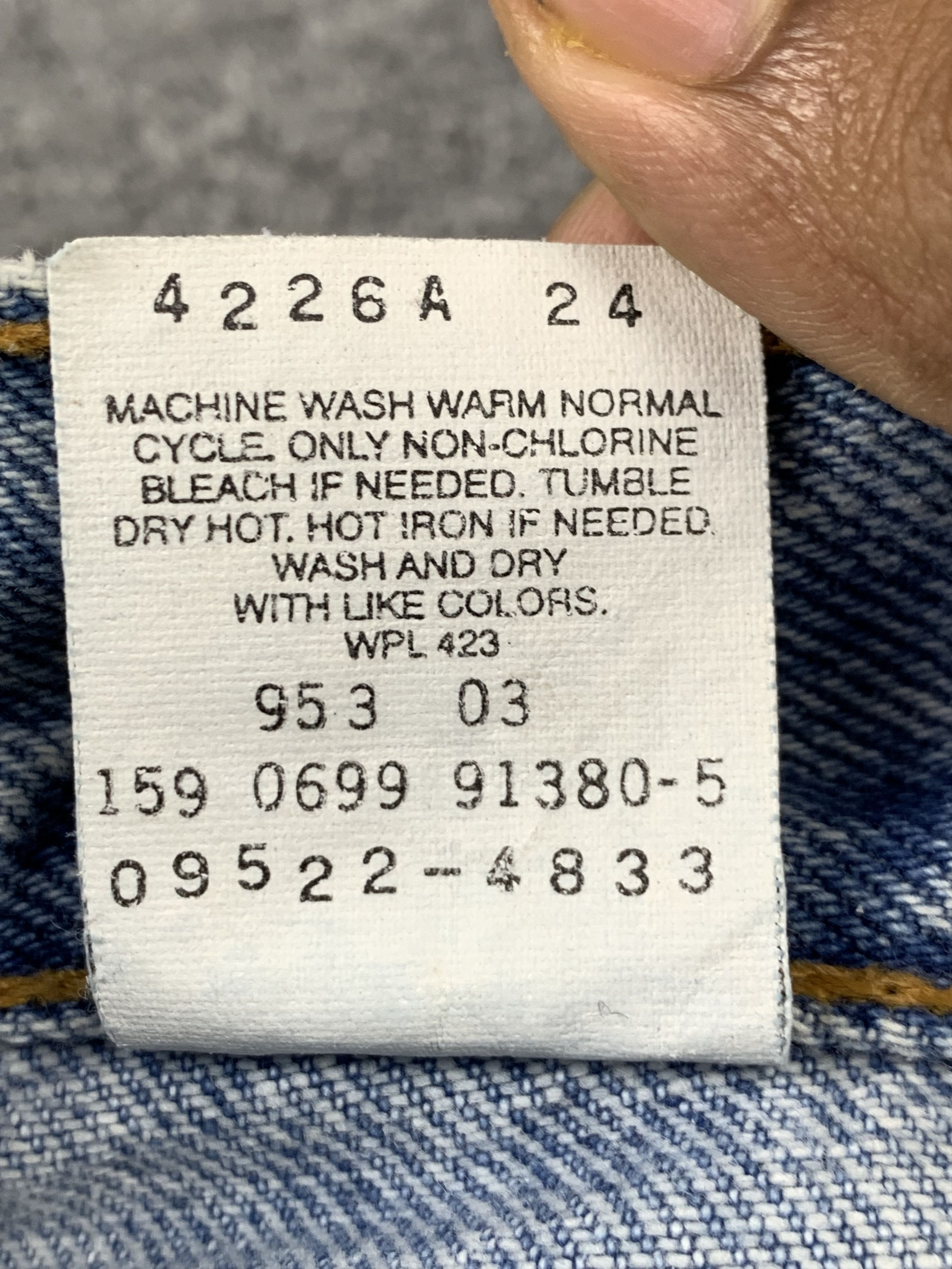 Levi's Vintage 90s Levis 550 Light Wash Jeans DP2142 Size US 38 / EU 54 - 4 Thumbnail
