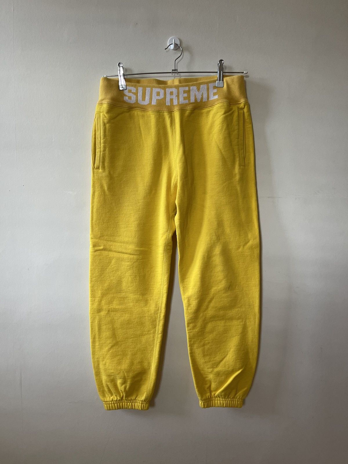 Supreme Yellow Pants | Grailed