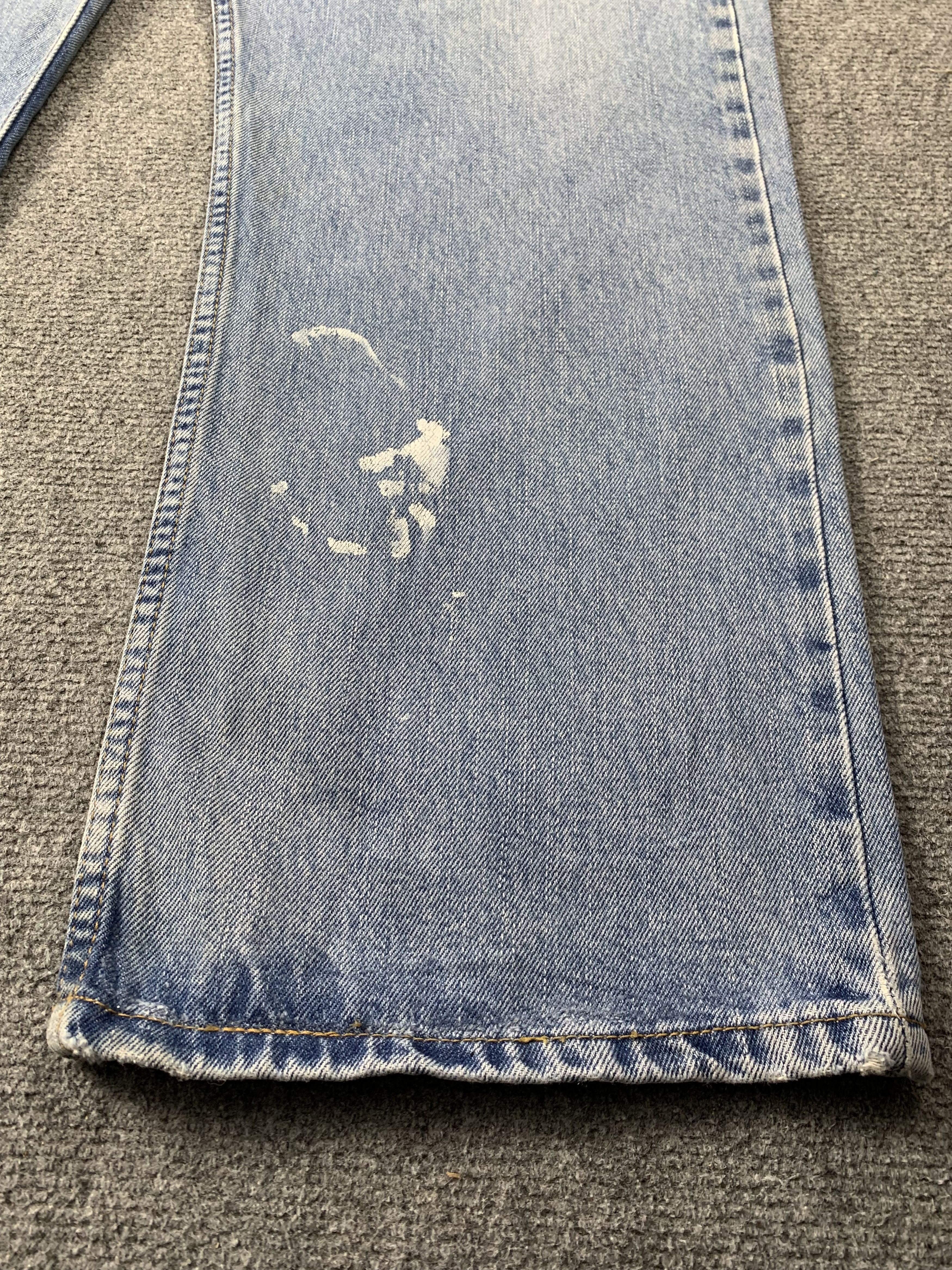 Levi's Vintage Levis 505 Faded Blue Jeans DP2144 Size US 37 - 8 Thumbnail