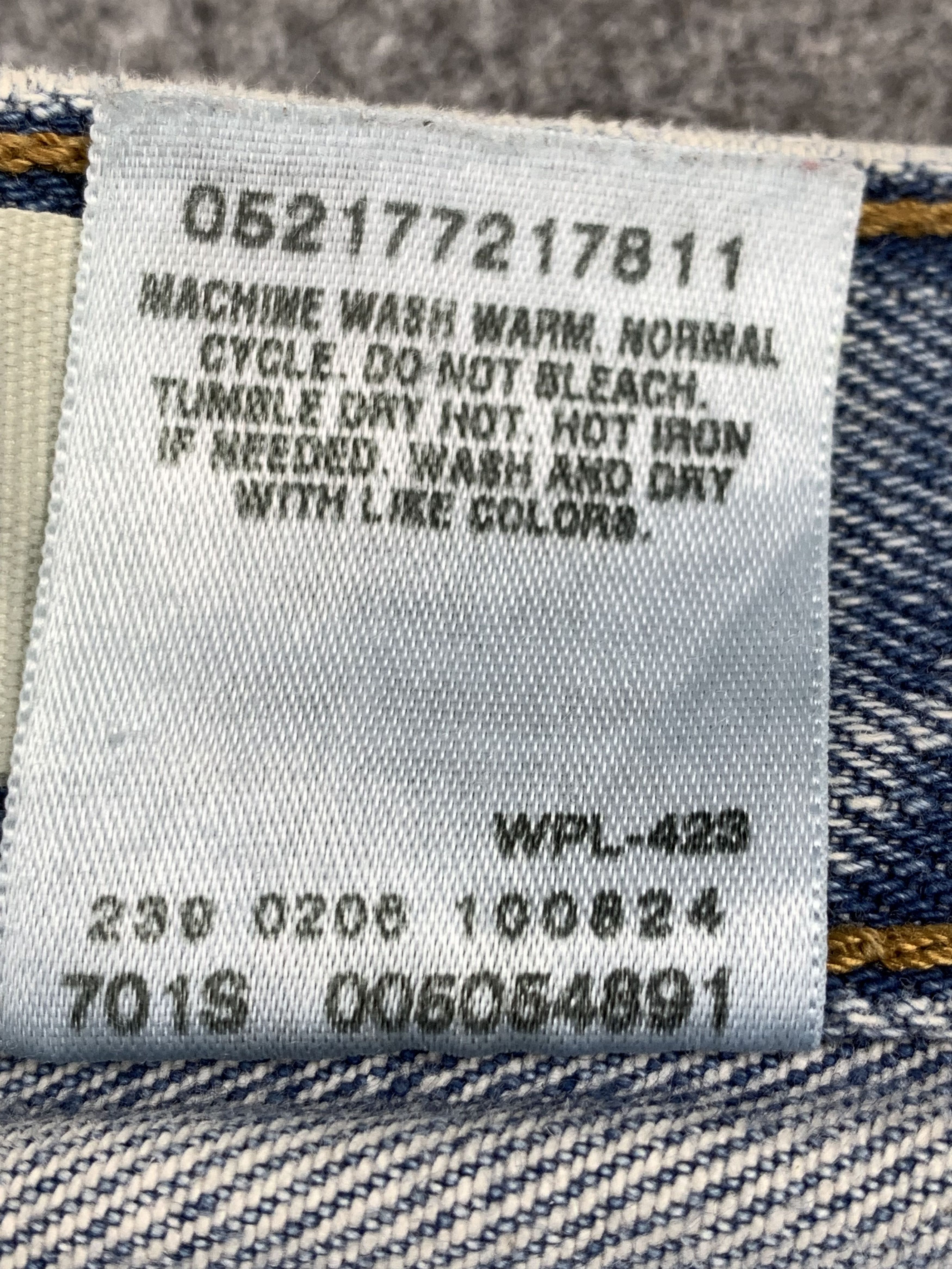 Levi's Vintage Levis 505 Faded Blue Jeans DP2144 Size US 37 - 7 Thumbnail