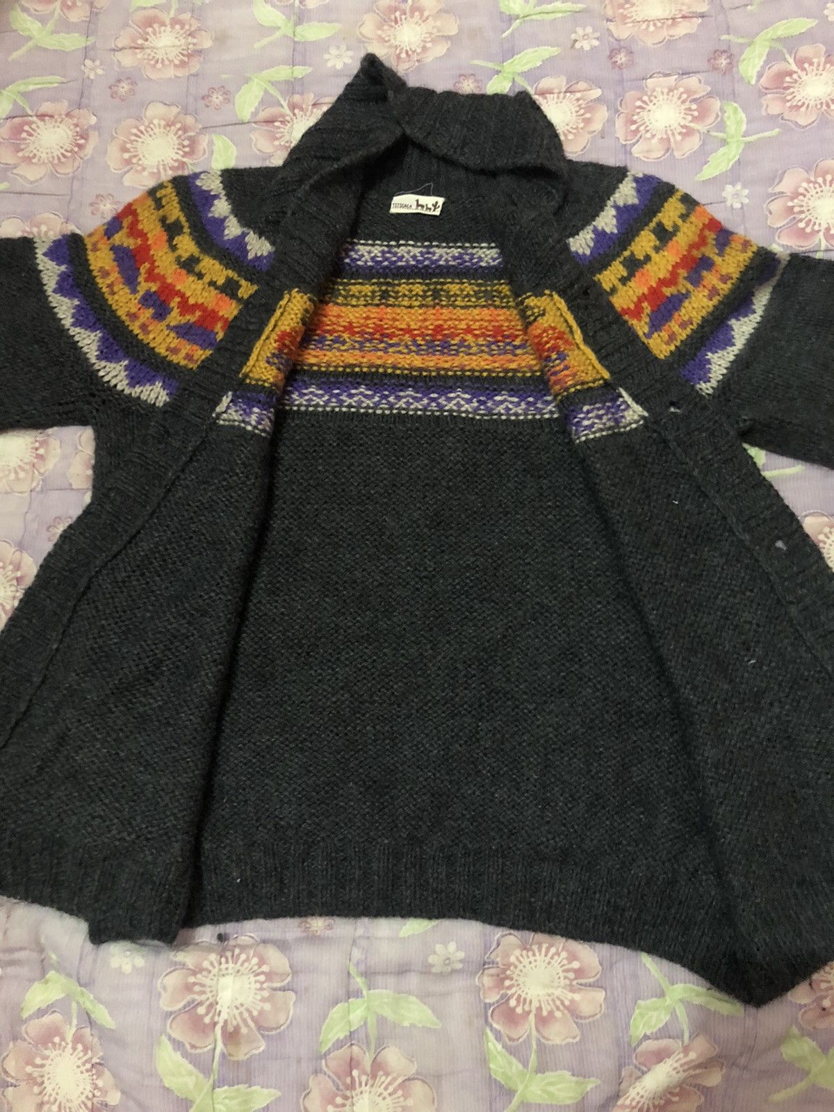 Japanese Brand × Vintage 90s Tititaca Knit Sweater Button Style Santa Design Size US M / EU 48-50 / 2 - 4 Thumbnail