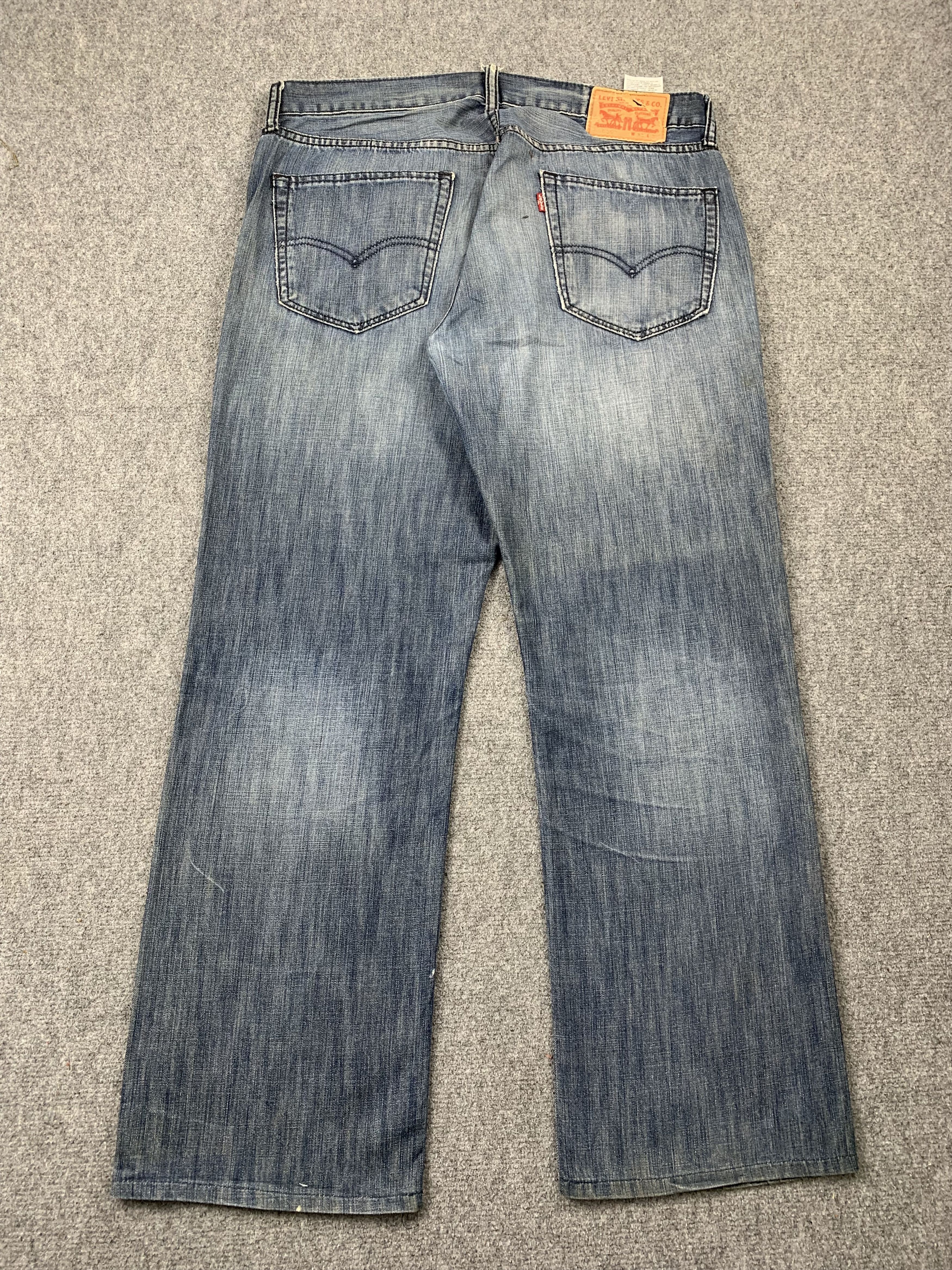 Levi's × Vintage Vintage Levis 559 Faded Blue Jeans DP2145 Size US 33 - 3 Thumbnail