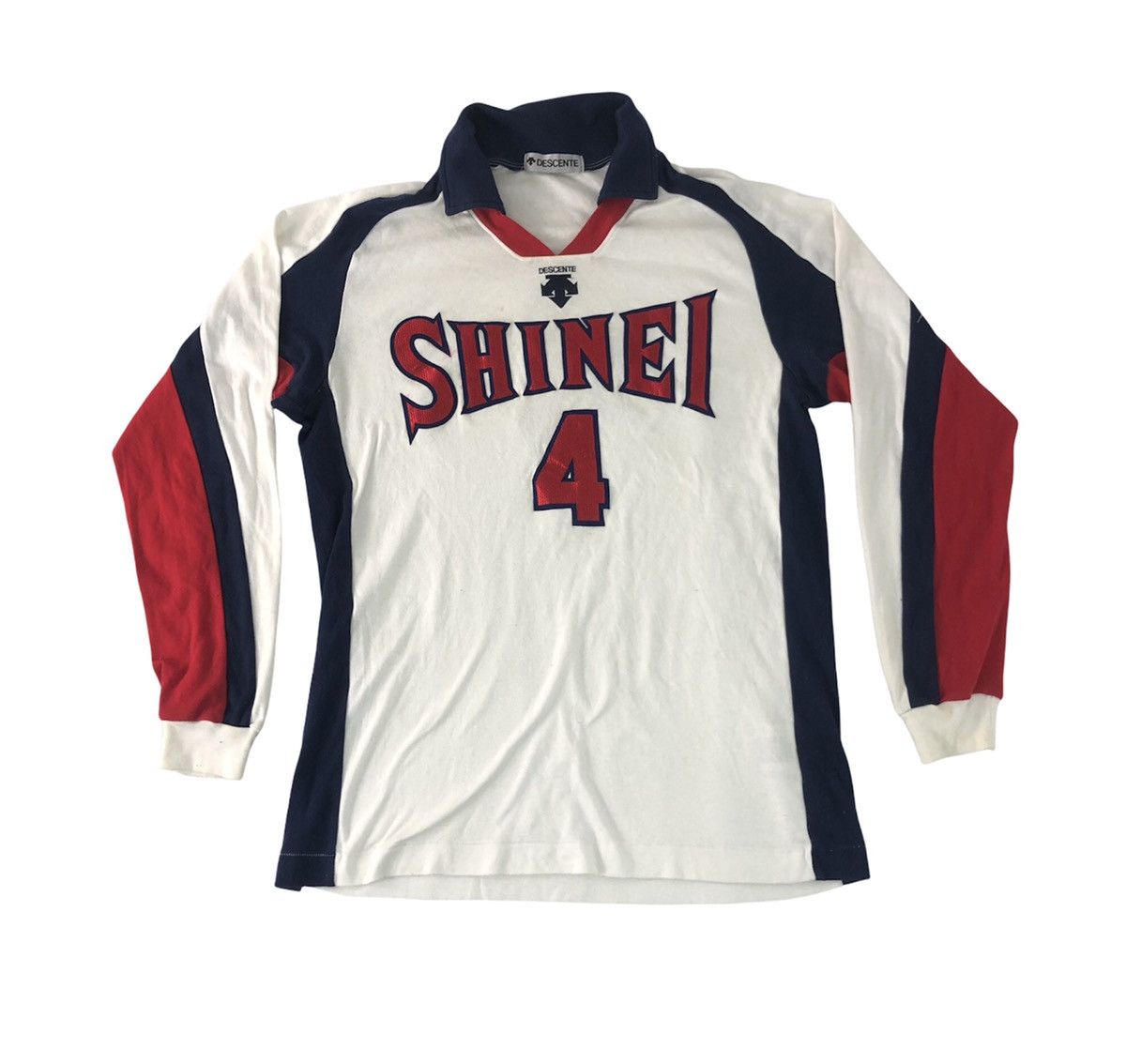 Descente × Vintage Descente Jaspo Shinei 4 Embroidery Logo Mens Tee Size US M / EU 48-50 / 2 - 1 Thumbnail