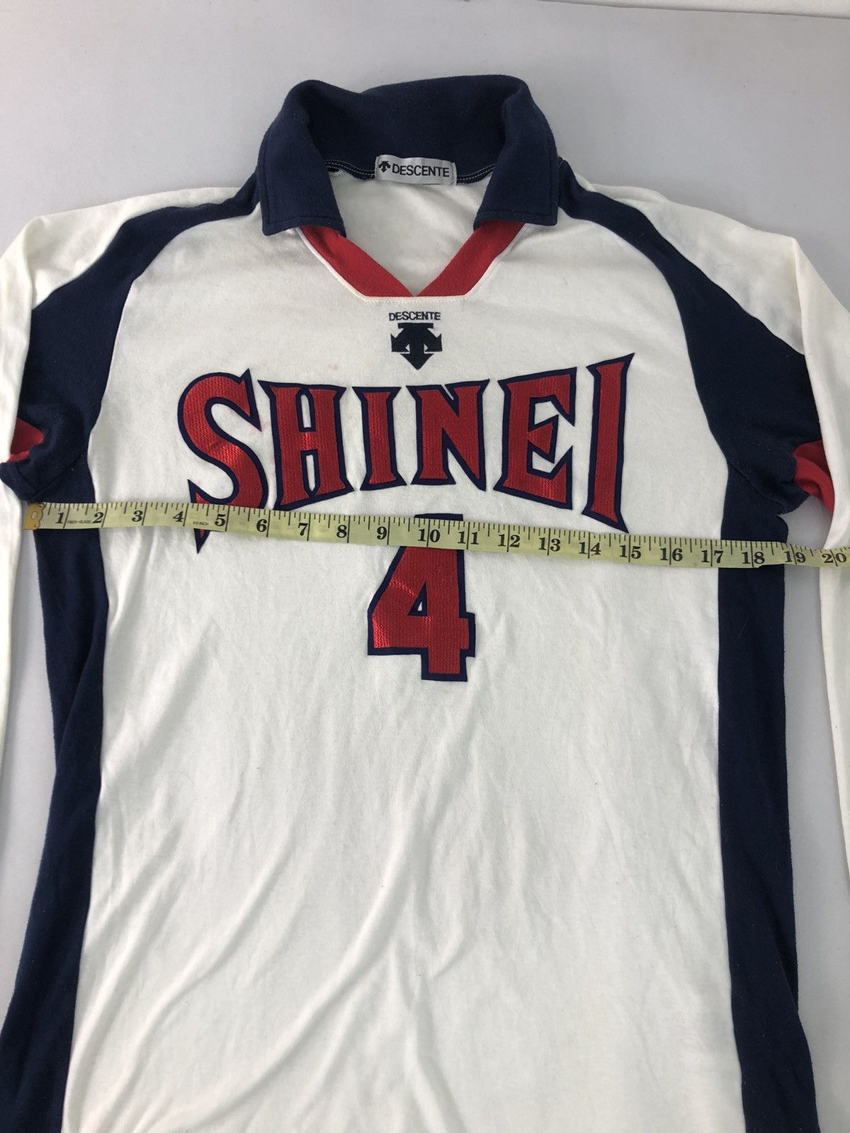 Descente × Vintage Descente Jaspo Shinei 4 Embroidery Logo Mens Tee Size US M / EU 48-50 / 2 - 8 Thumbnail