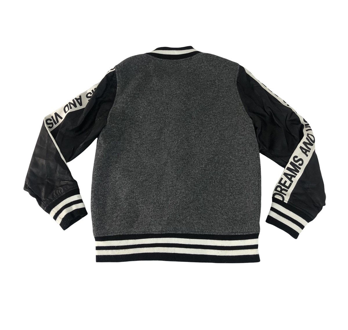 Japanese Brand × Vintage Blistorn Varsity Jacket Pvc Sleeve Dream Vision Sidetape Size US S / EU 44-46 / 1 - 2 Thumbnail