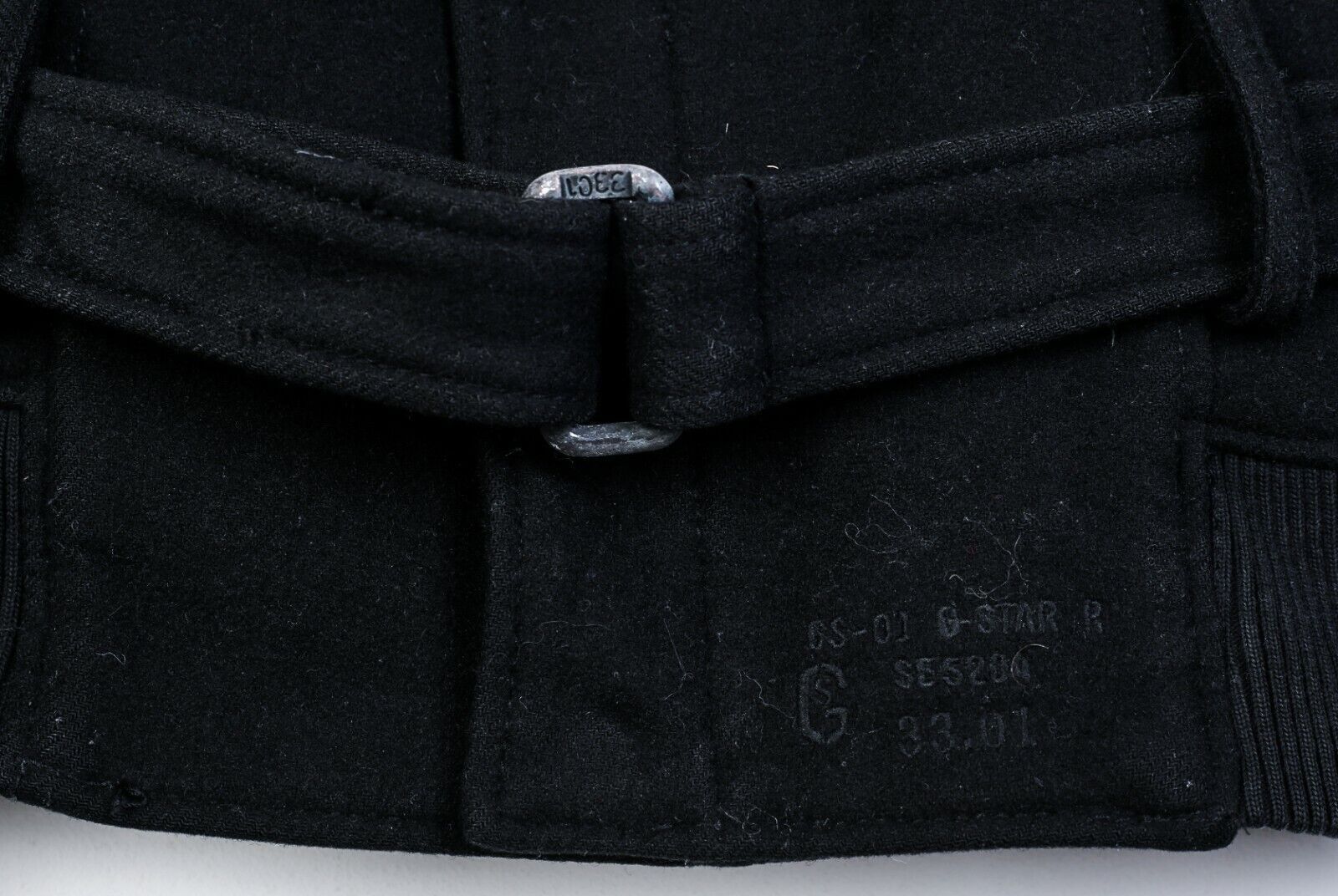 G-Star Short Motor Jacket Wool Women Coat Biker Zip Belted Winter Size M / US 6-8 / IT 42-44 - 4 Thumbnail
