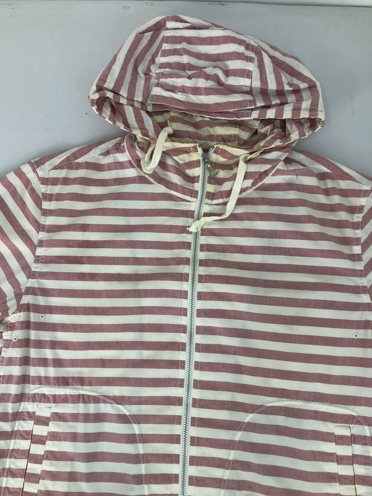 Japanese Brand Uniqlo Japanese Brand Striped Block Hoodies Jacket Size US L / EU 52-54 / 3 - 3 Thumbnail