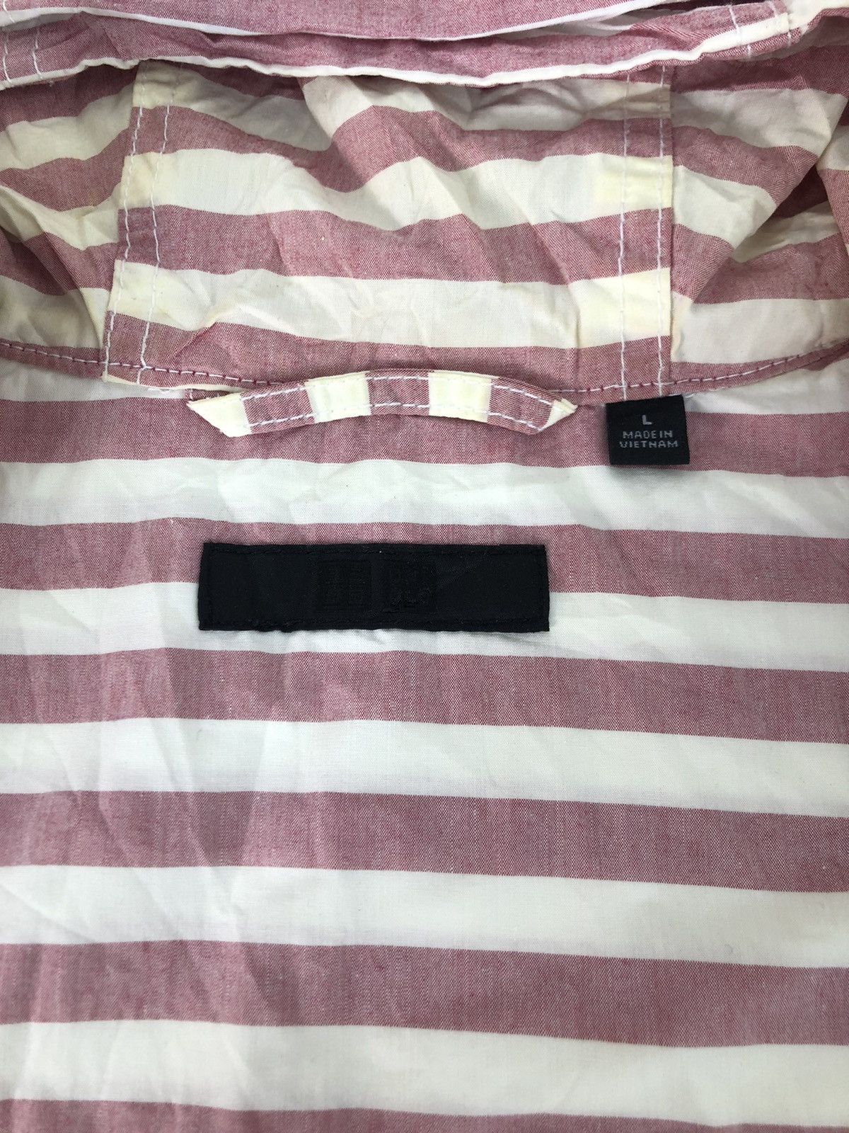Japanese Brand Uniqlo Japanese Brand Striped Block Hoodies Jacket Size US L / EU 52-54 / 3 - 5 Thumbnail