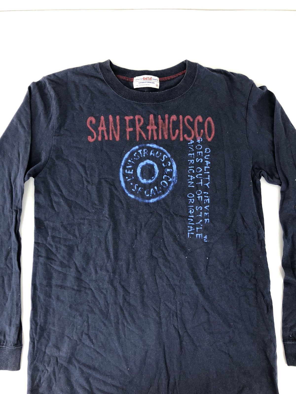 Levi's Levi’s Strauss San Francisco Red Tab Long Sleeve Sportswear Size US M / EU 48-50 / 2 - 3 Thumbnail