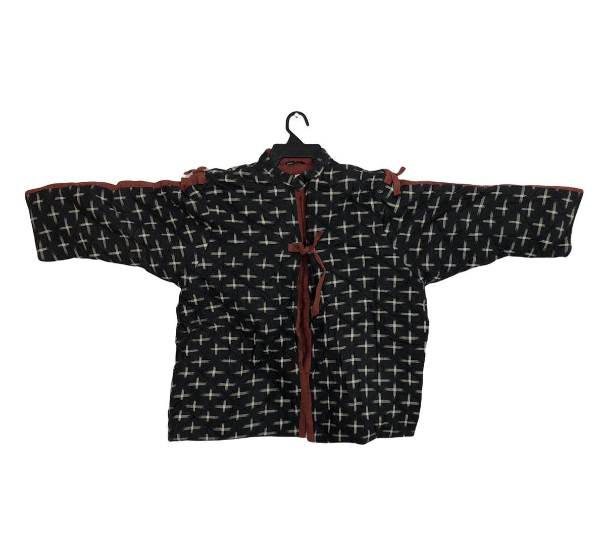 Japanese Brand 90s Japanese Traditional Kimono Noragi Hanten Jinbei Komon Size US XL / EU 56 / 4 - 1 Thumbnail