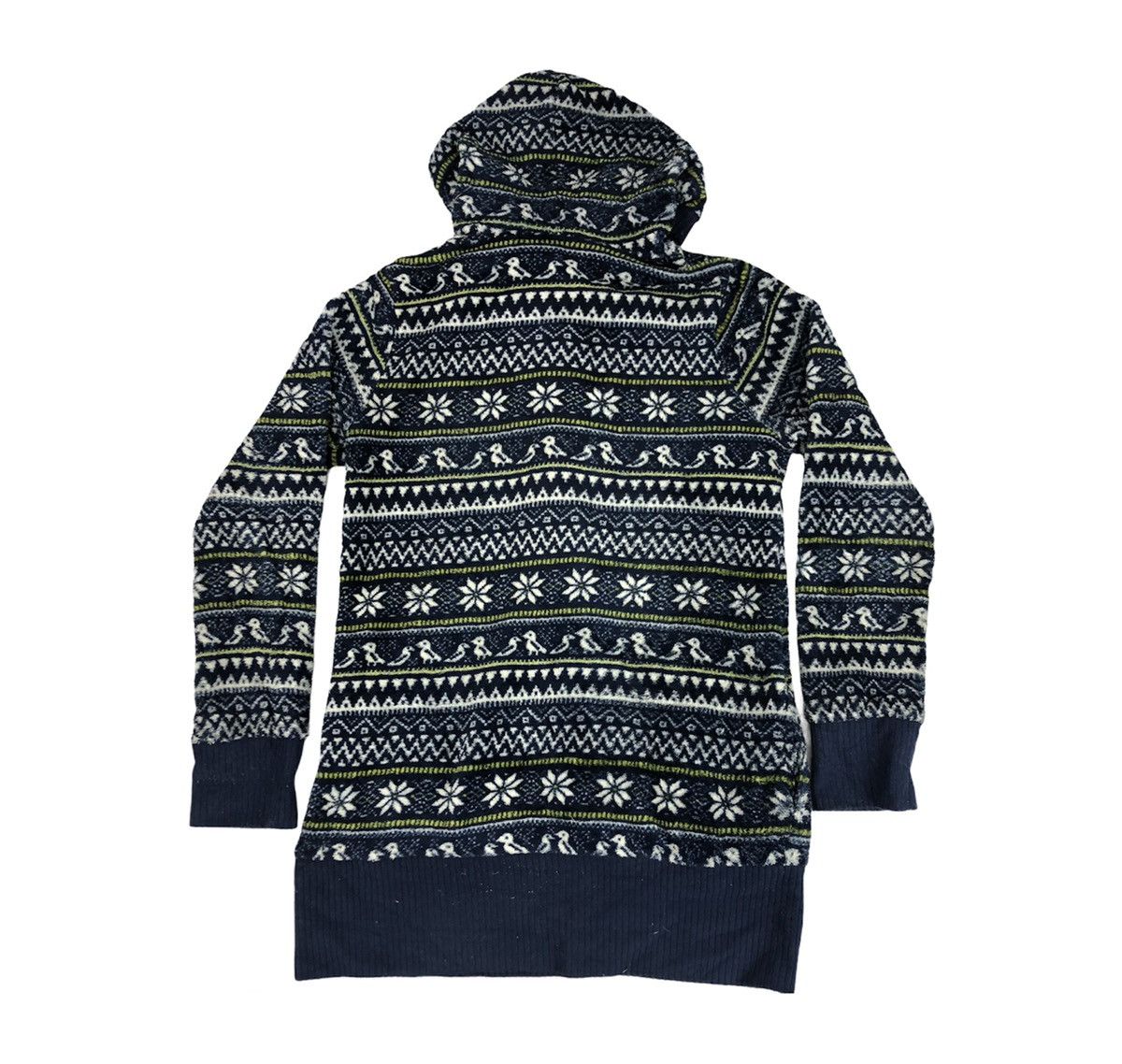 Japanese Brand × Vintage Fleece Sweatshirt Hoodies Snowflake Ethic Native Design Size US S / EU 44-46 / 1 - 2 Thumbnail