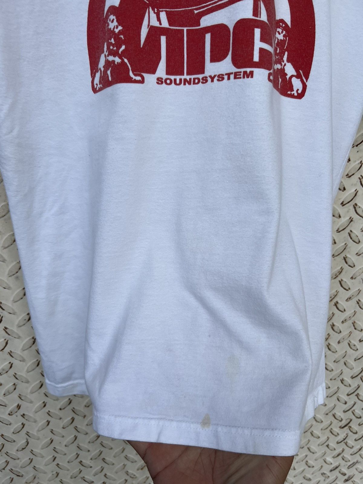 A.P.C. A.P.C SOUND SYSTEM WHITE TEE Size US S / EU 44-46 / 1 - 6 Thumbnail