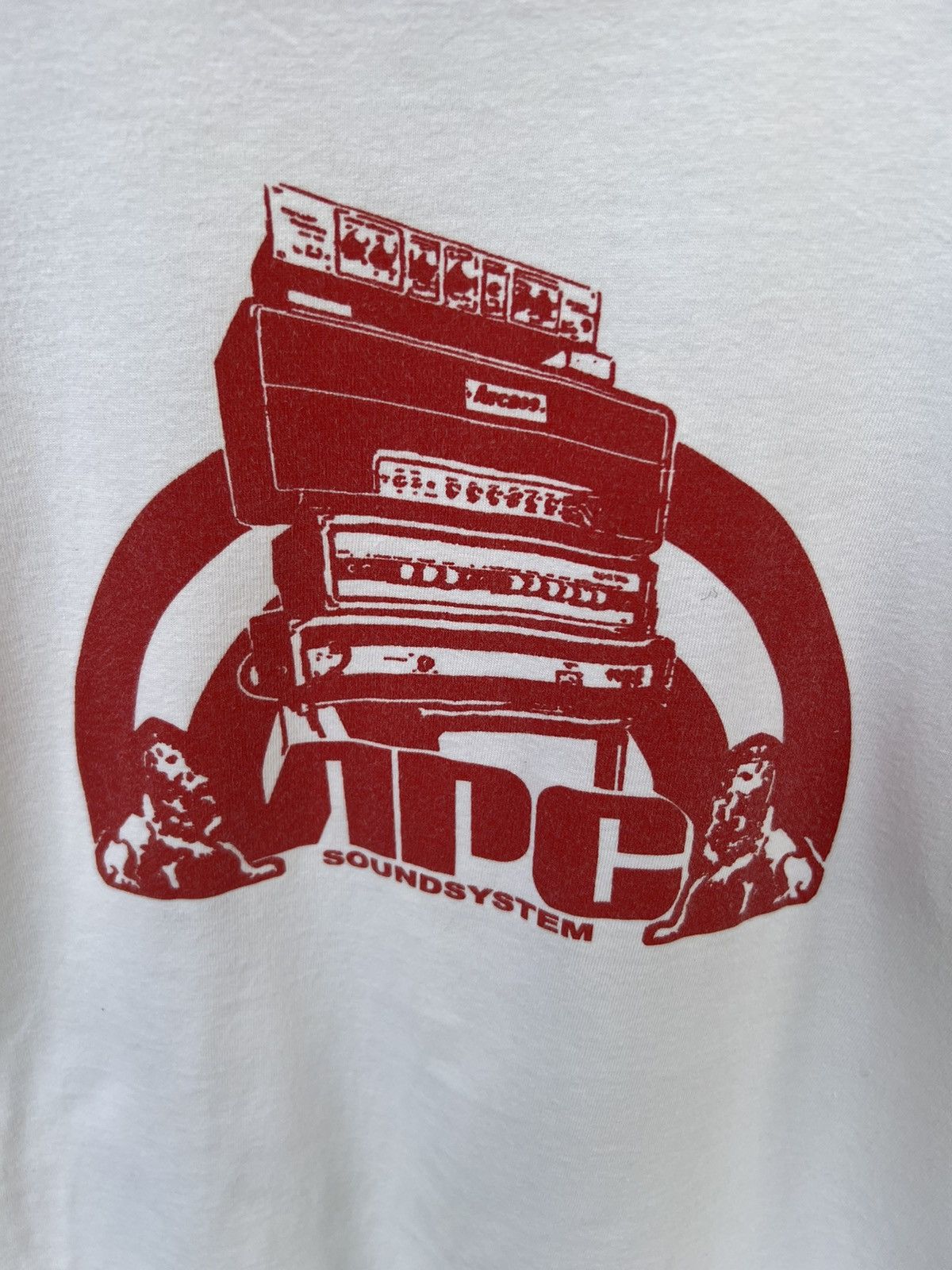 A.P.C. A.P.C SOUND SYSTEM WHITE TEE Size US S / EU 44-46 / 1 - 5 Thumbnail