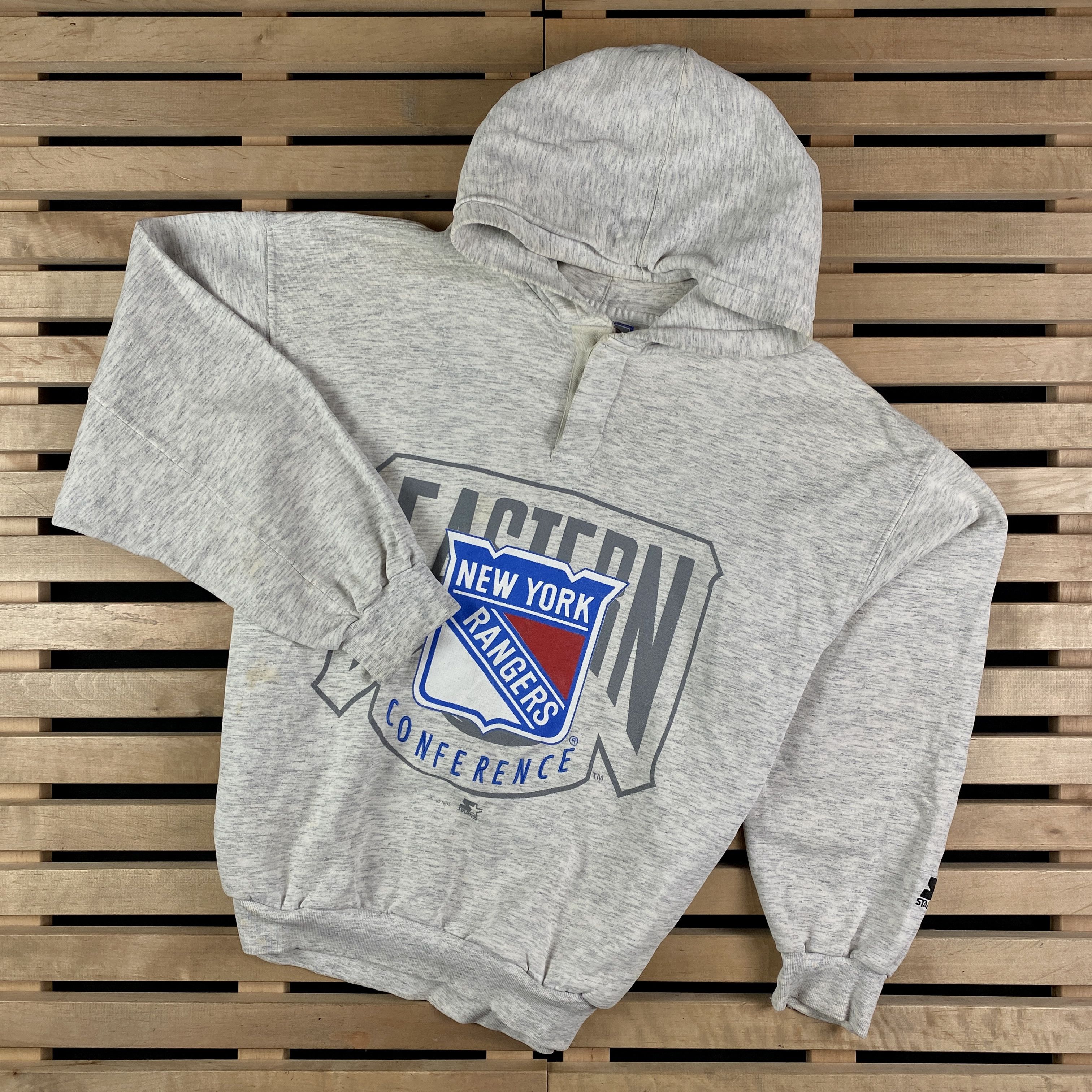NHL × Vintage Mens Hoodies Starter Vintage NHL Rangers New York Size XL Size US XL / EU 56 / 4 - 1 Thumbnail