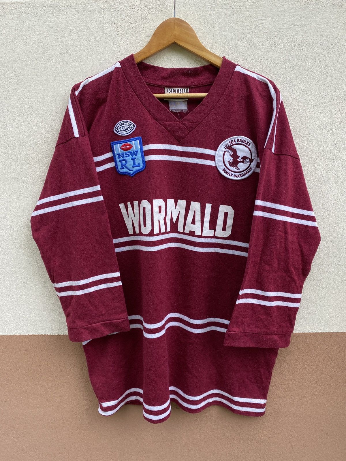 80s 90s NSW RL SEA EAGLE WORMALD ラガーシャツ 80s 90s NSW RL SEA EAGLE WORMALD ラガーシャツ 80s 90s NSW RL