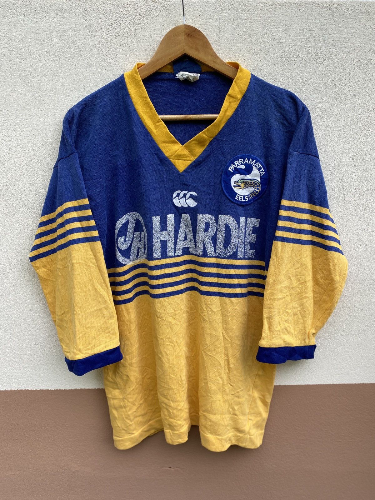 Canterbury of New Zealand × Vintage Vintage Canterbury Parramatta Eels Australian Rugby League Size US M / EU 48-50 / 2 - 1 Thumbnail