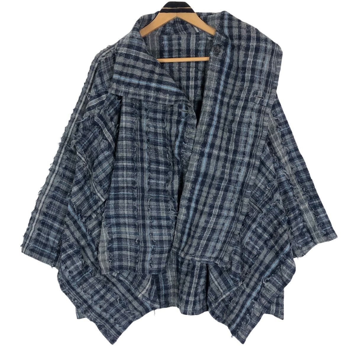 Japanese Brand Jurgen Lehl Checkered Pattern Light Jacket Size M / US 6-8 / IT 42-44 - 8 Thumbnail