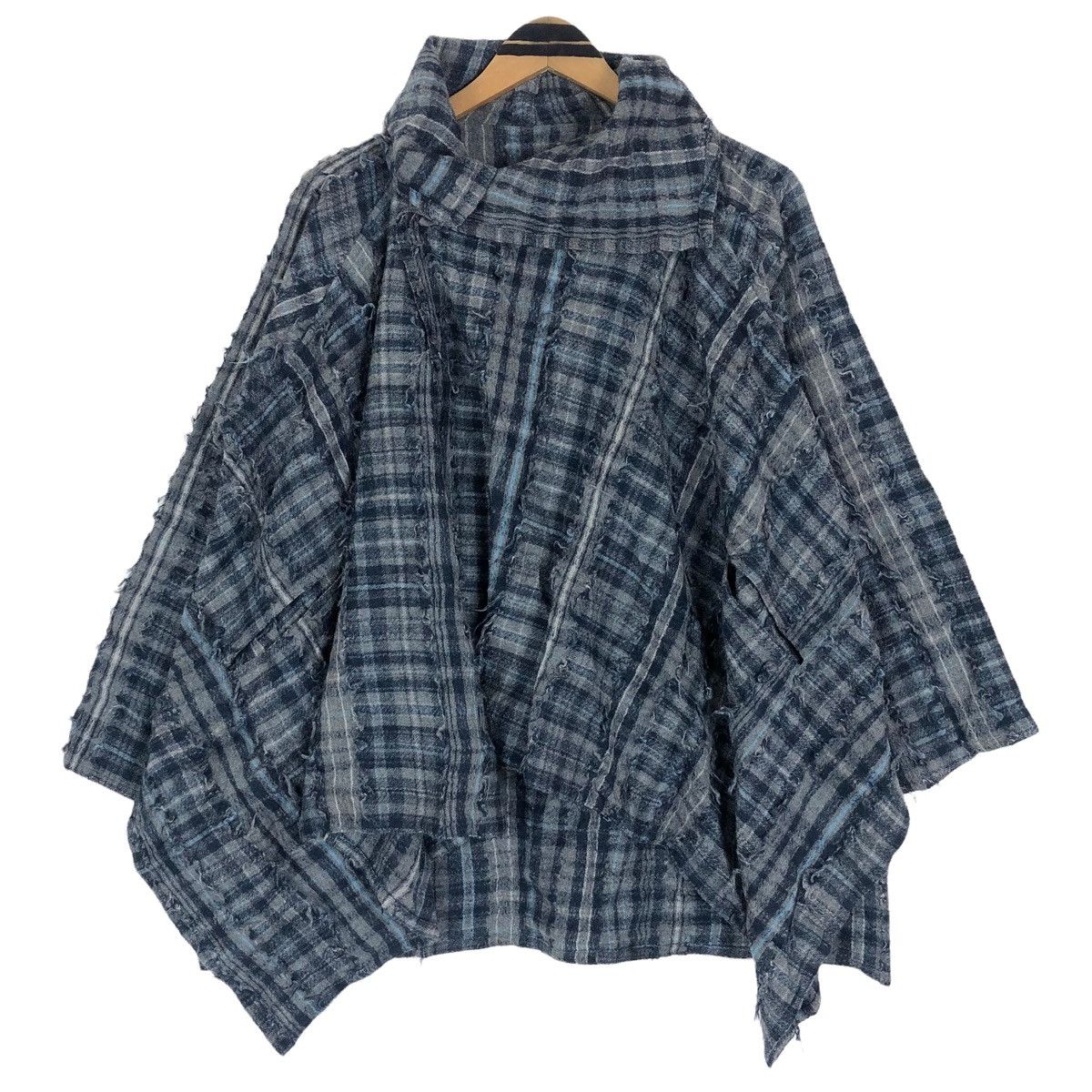Japanese Brand Jurgen Lehl Checkered Pattern Light Jacket Size M / US 6-8 / IT 42-44 - 5 Thumbnail